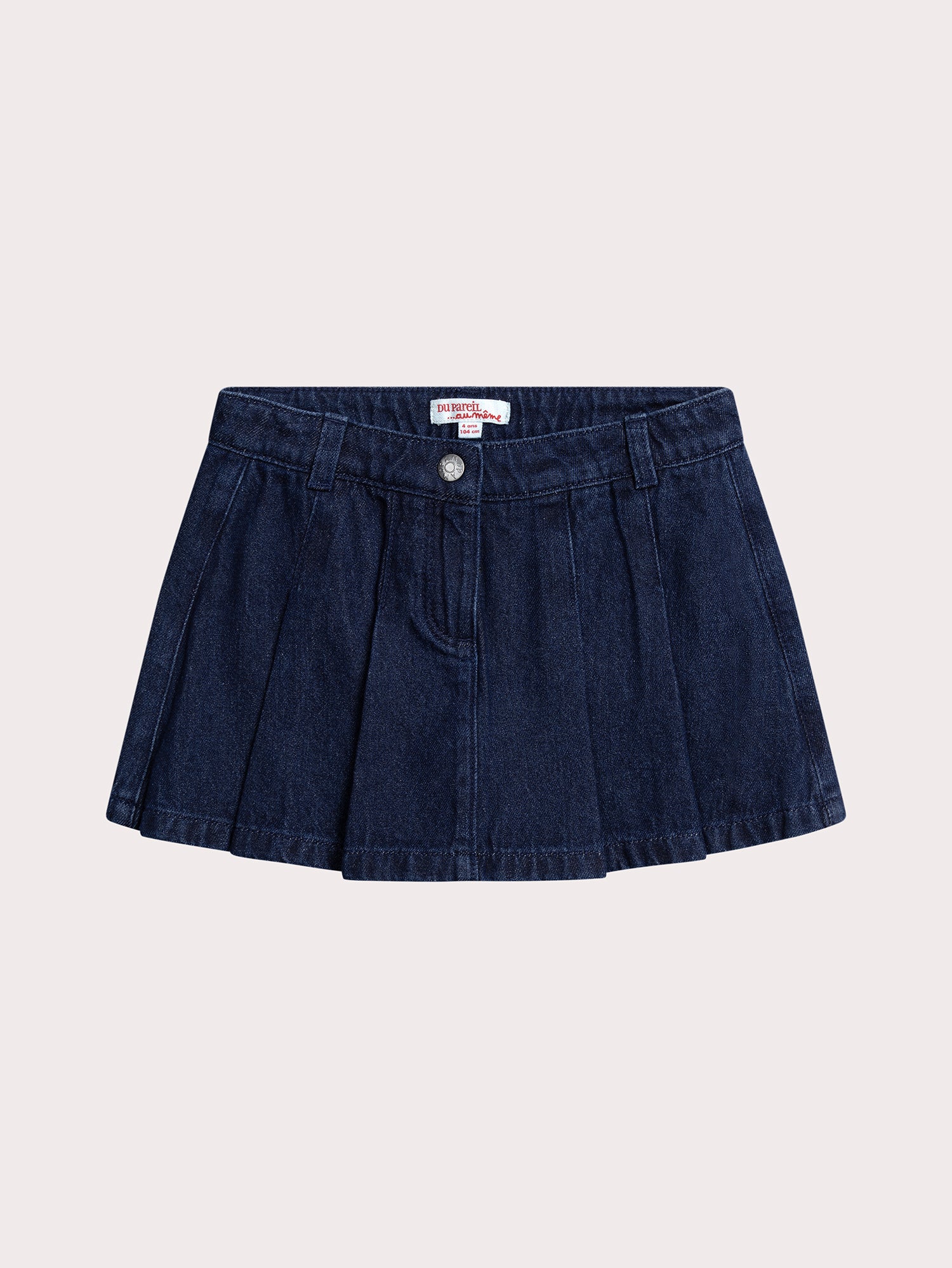 Jupe Courte Fille en Jean Multi-Taille Réversible Imprimé Africain Jupe Courte Fille en Jean Multi-Taille Réversible Imprimé Africain