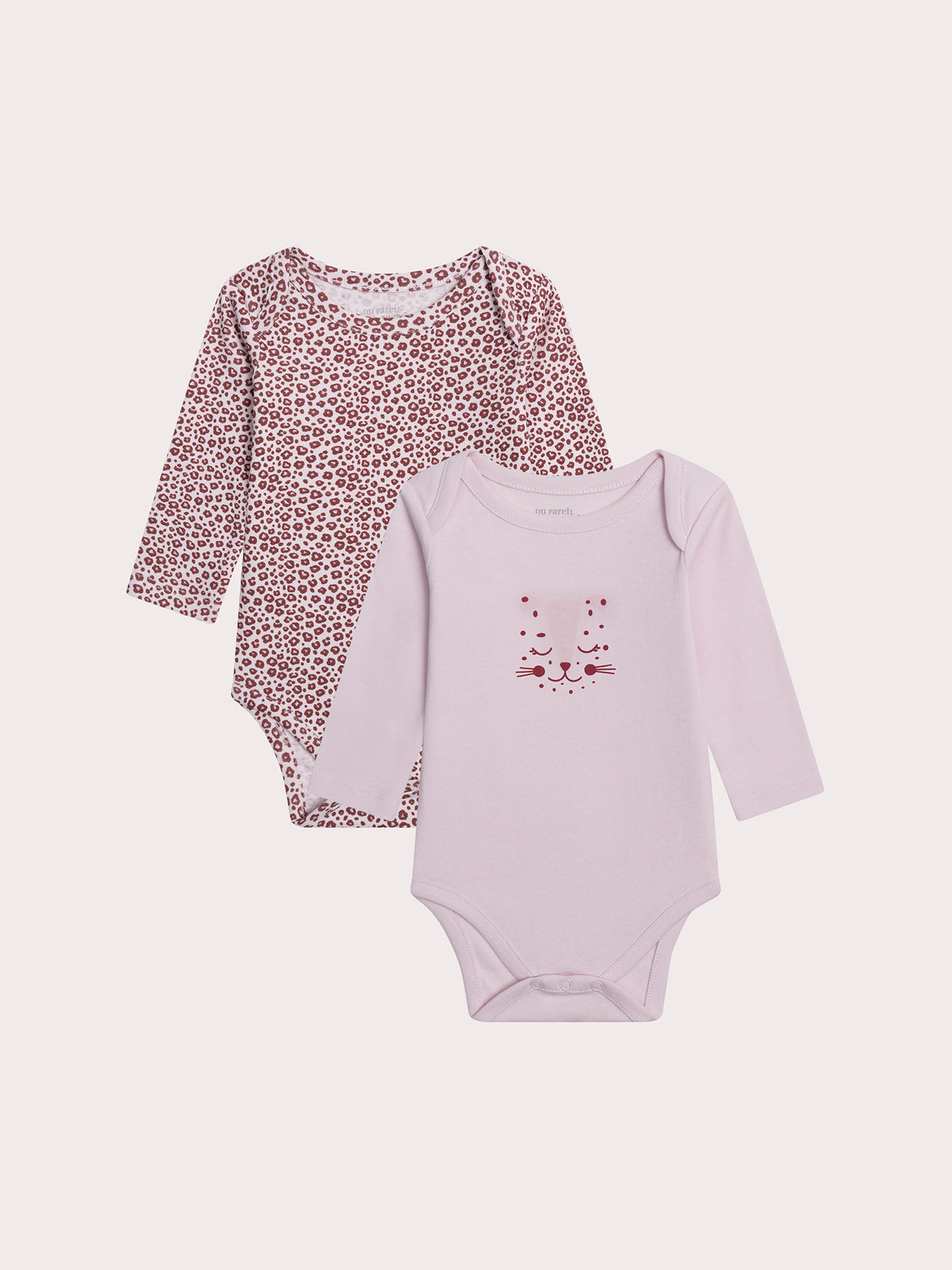 Lot De 2 Body L opard Pour B b Fille lot-de-2-body-l-opard-pour-b-b-fille