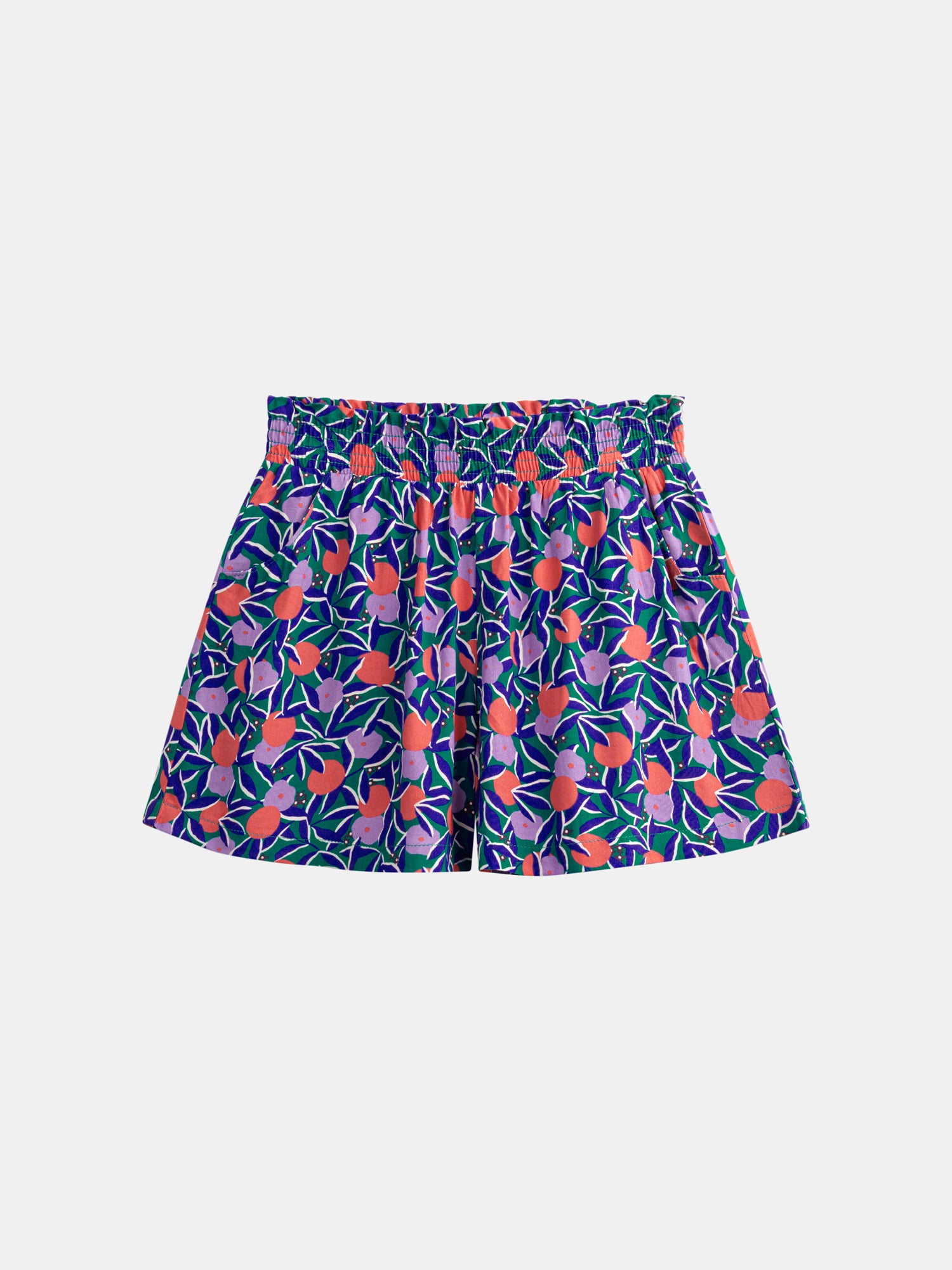 Short à imprimé floral pour fille