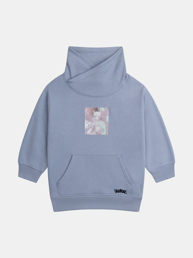 Sweat bleu badge Pokémon Mewtwo