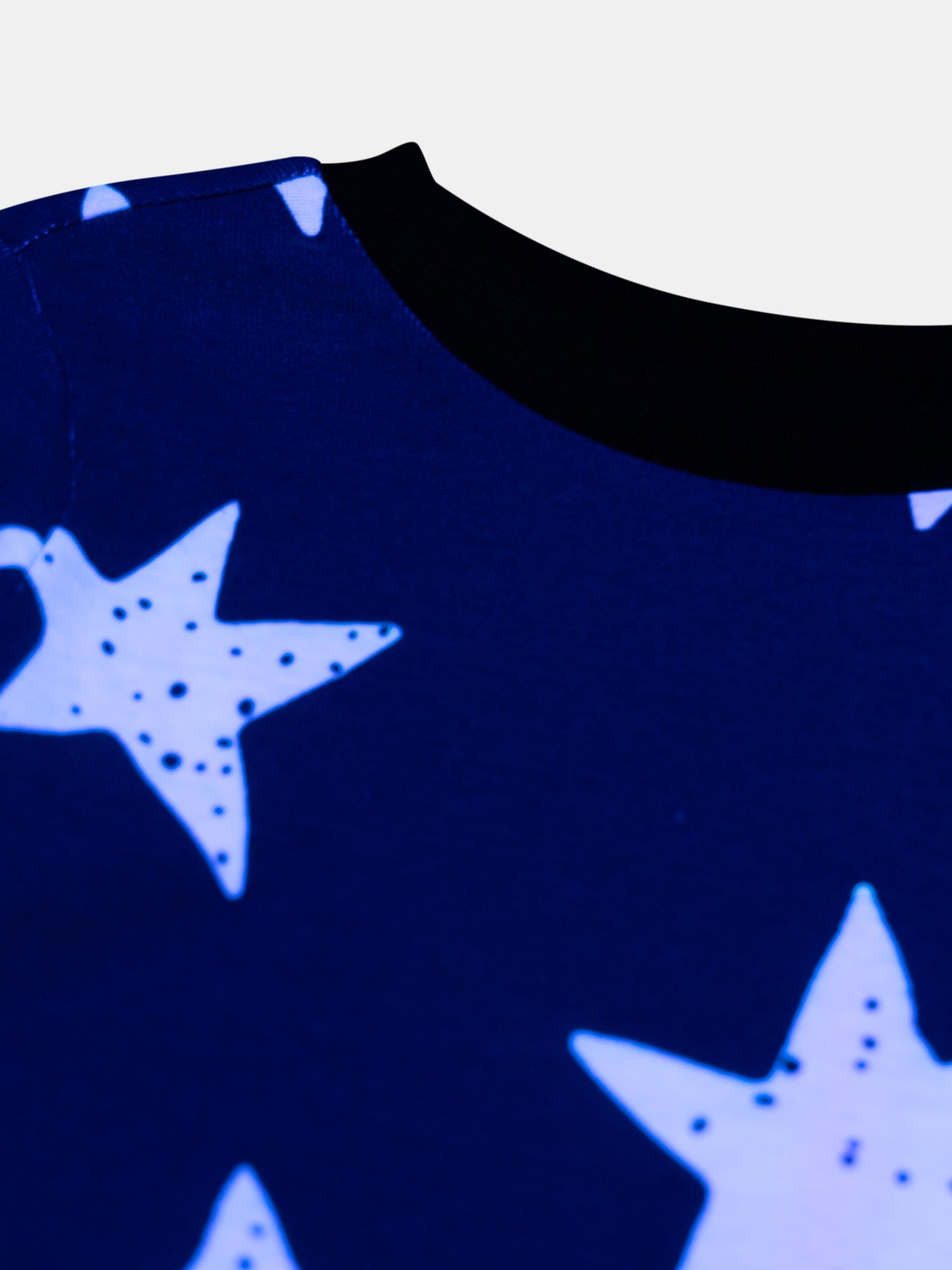 Pyjama phosphorescent avec imprimé intégral étoilé pour enfant garçon