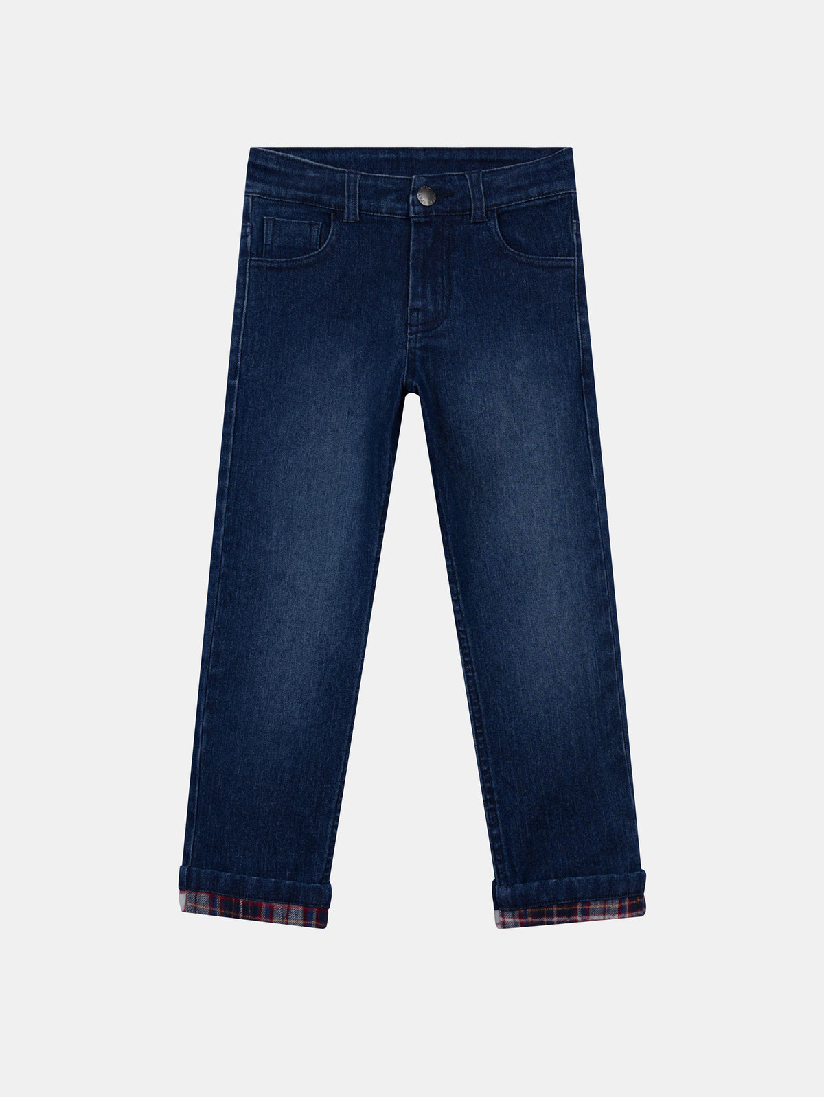 Jean en denim bleu à poches pour garçon