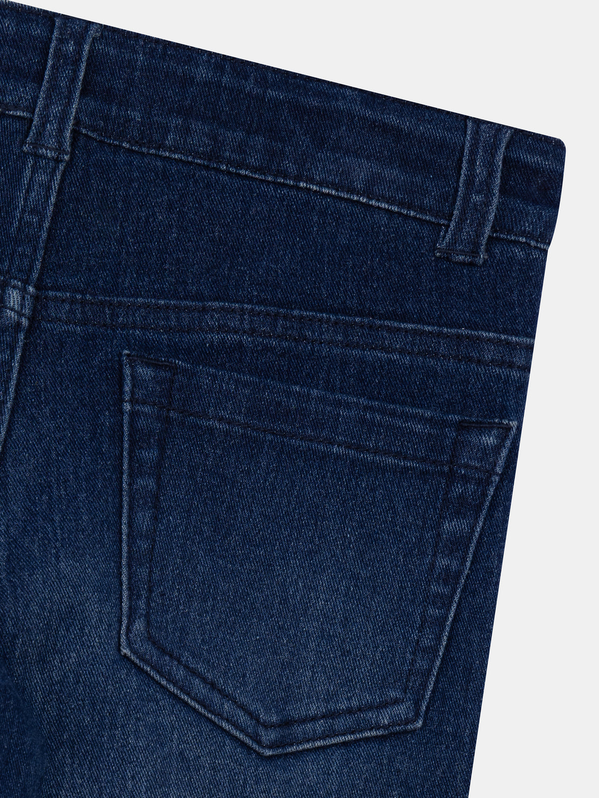 Jean en denim bleu à poches pour garçon