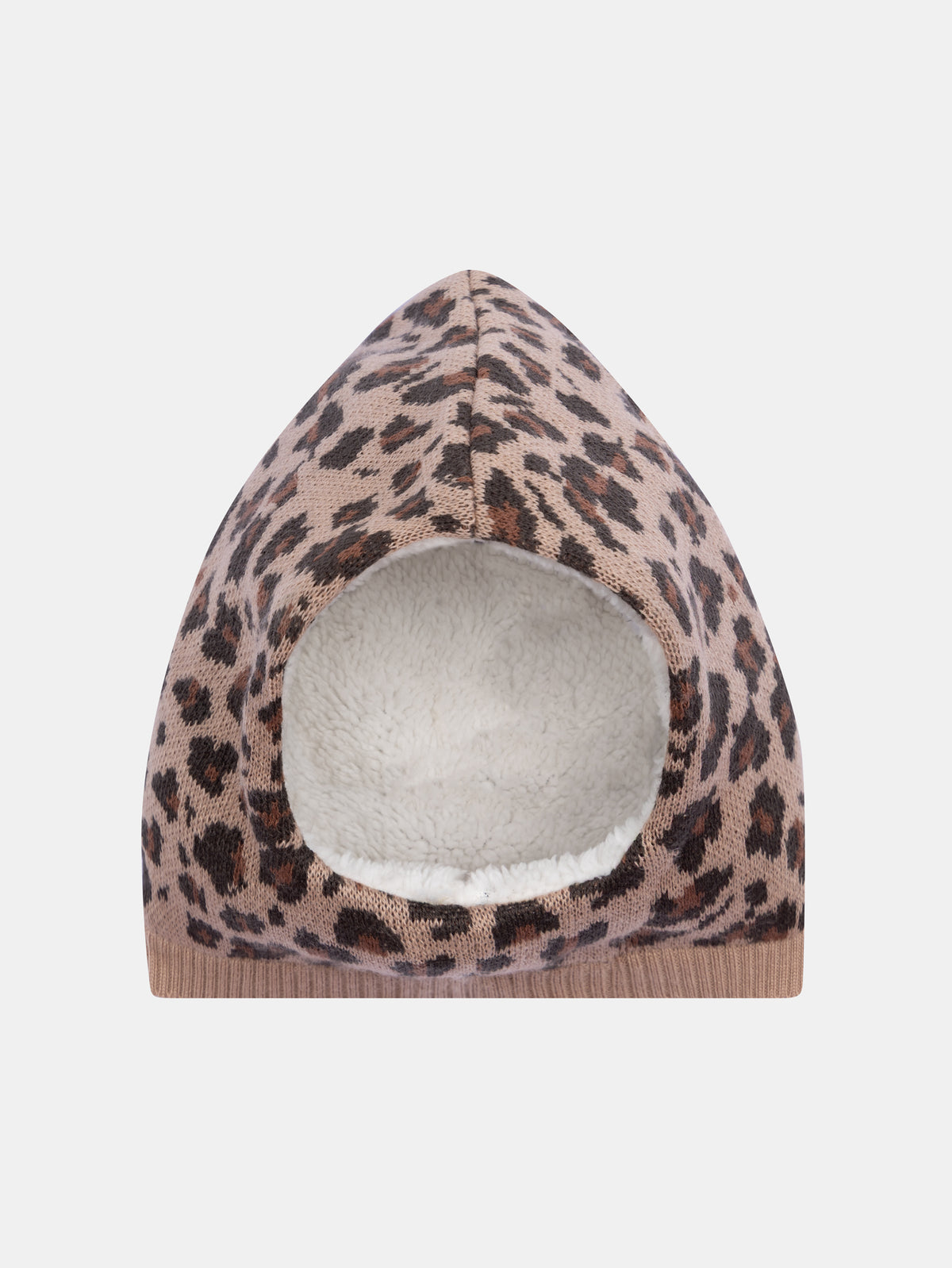 Cagoule imprimé léopard pour bébé fille