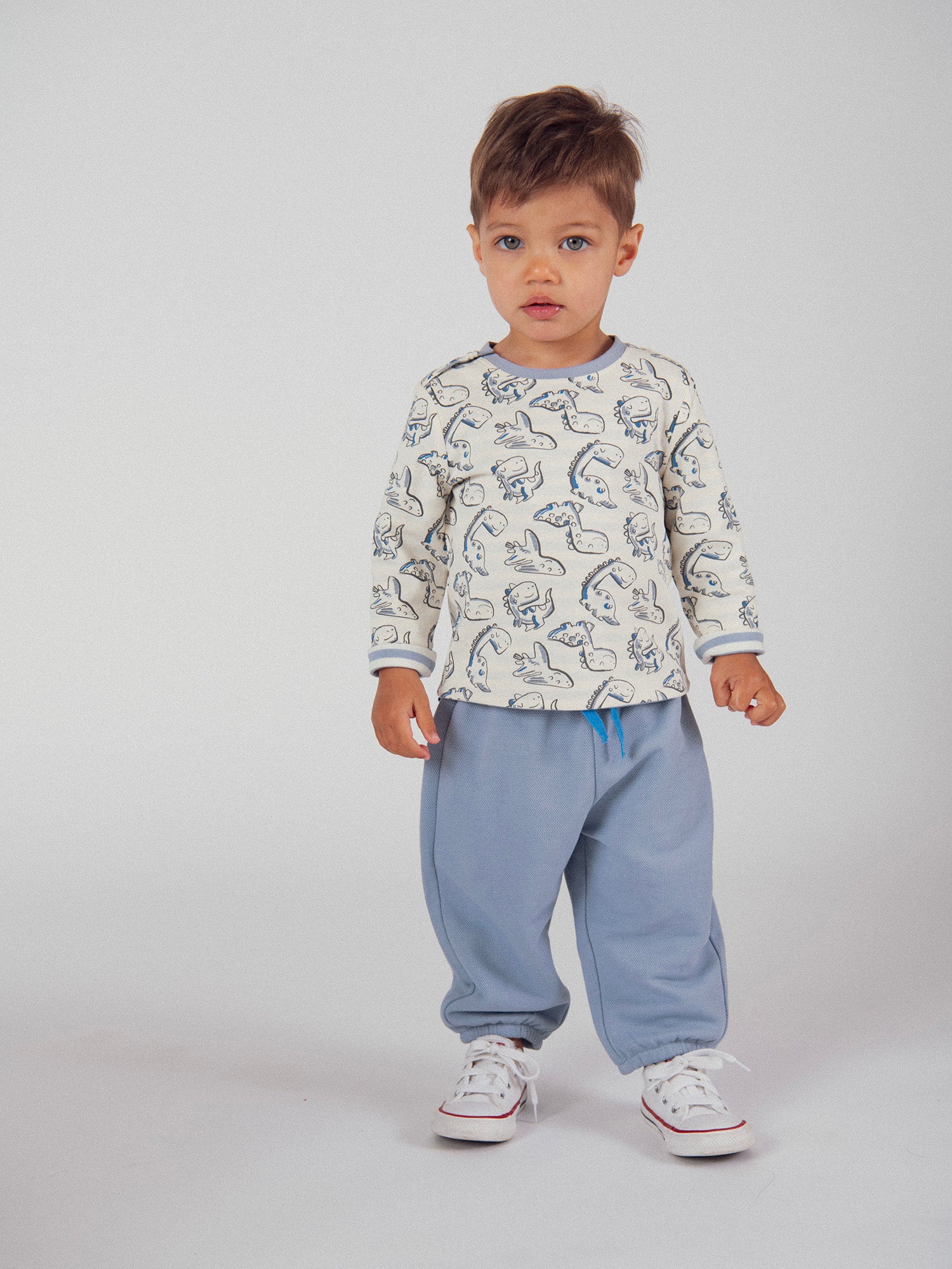 Pantalon de jogging bleu en molleton pour bébé garçon