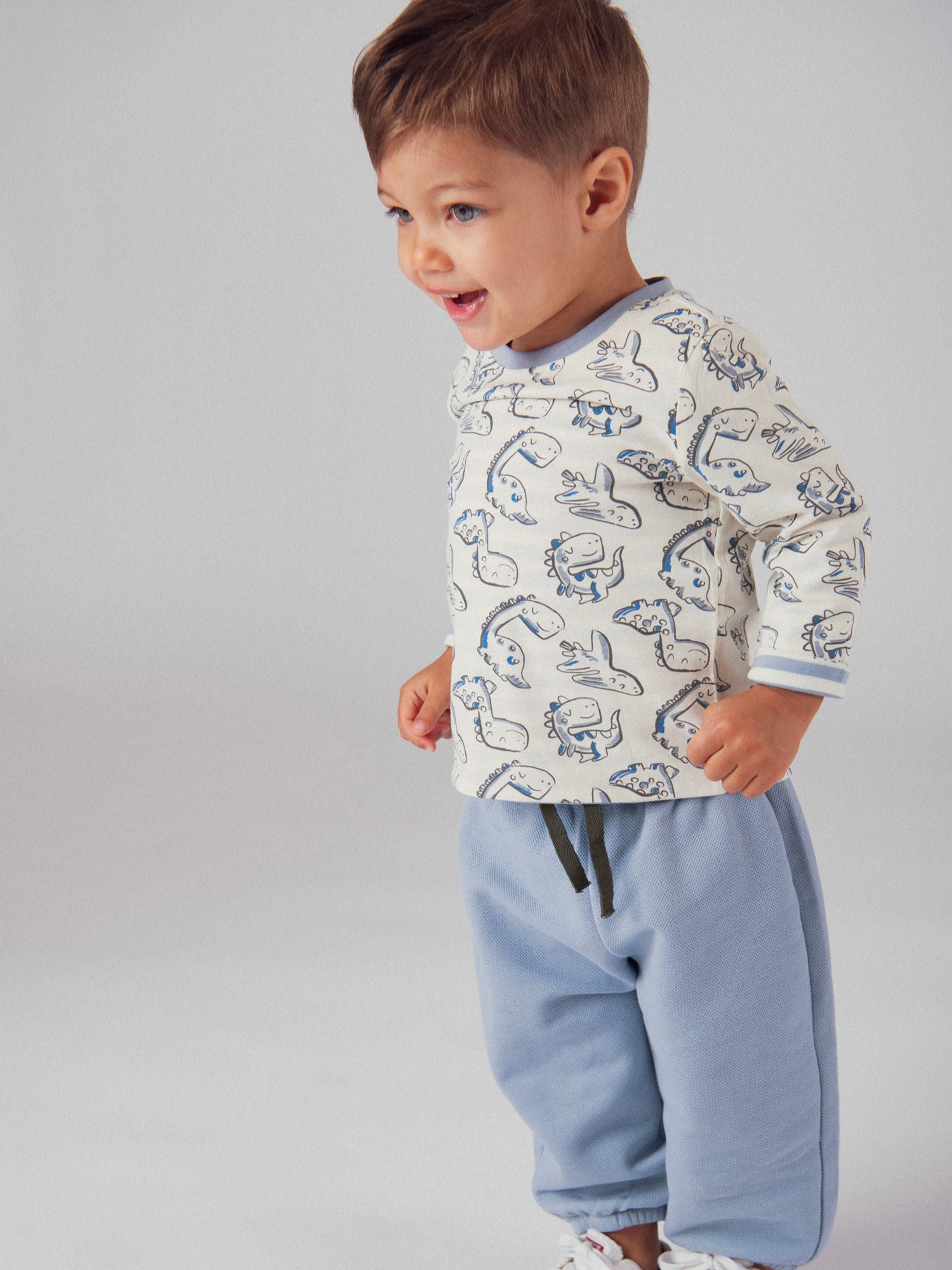 Pantalon de jogging bleu en molleton pour bébé garçon
