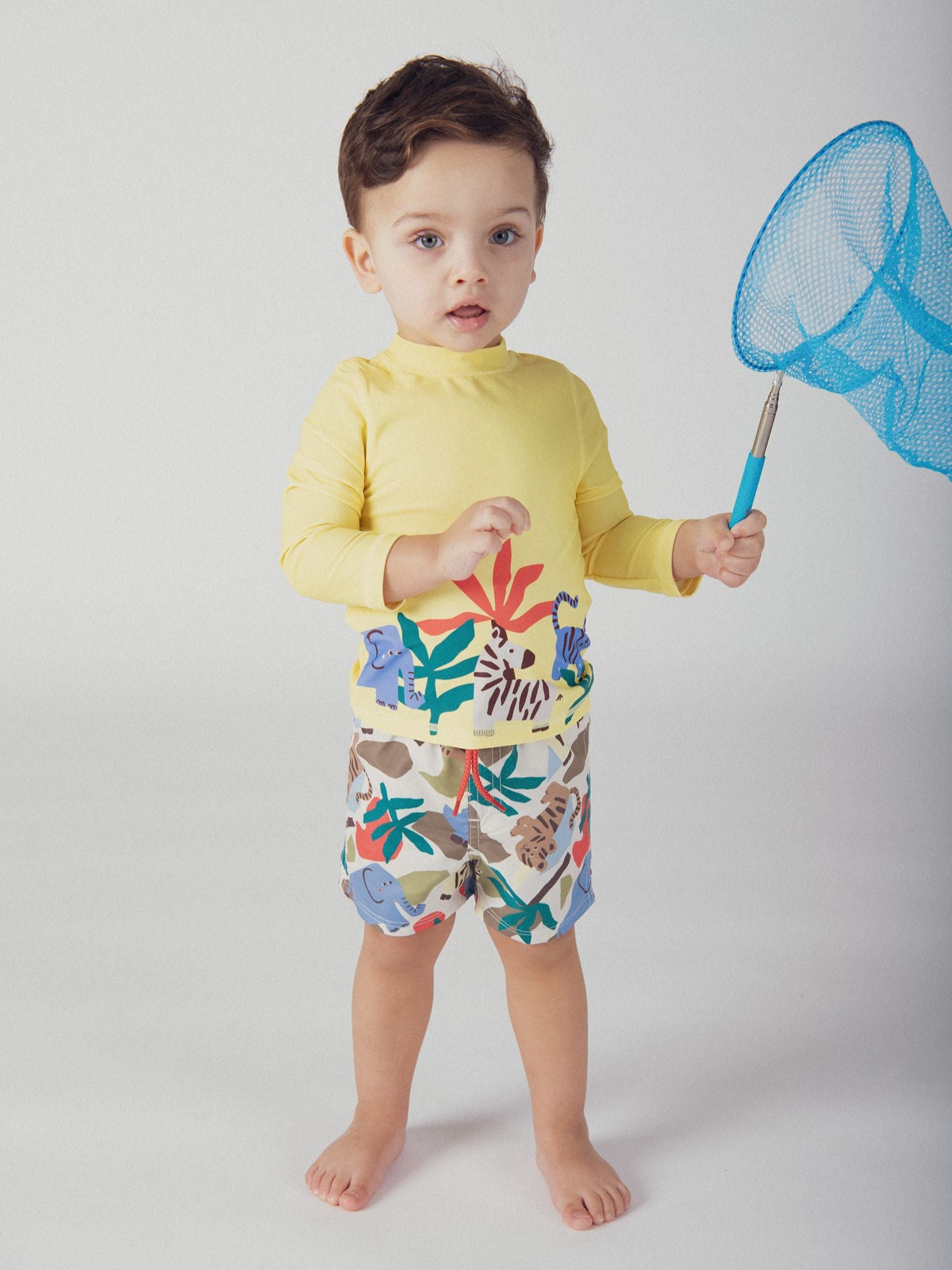 Short de bain imprimé annimaux pour bébé garçon