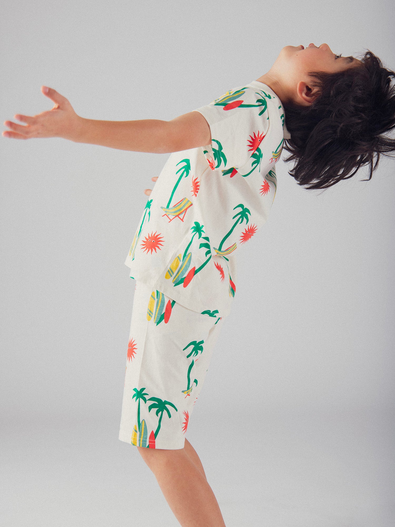 Pyjama court imprimé "Plage Tropicale" pour enfant garçon