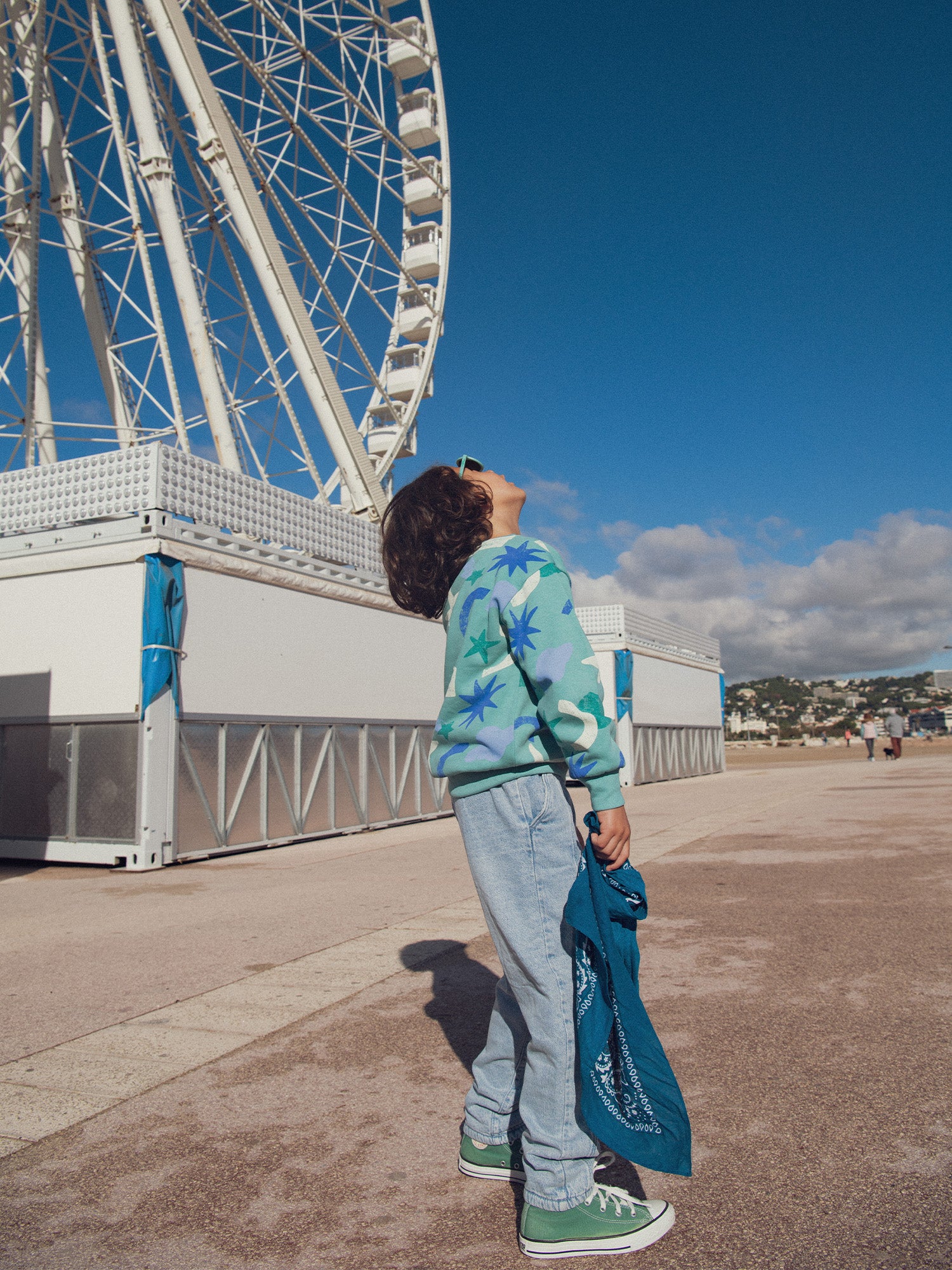 Jean style charpentier doublé chaud pour garçon