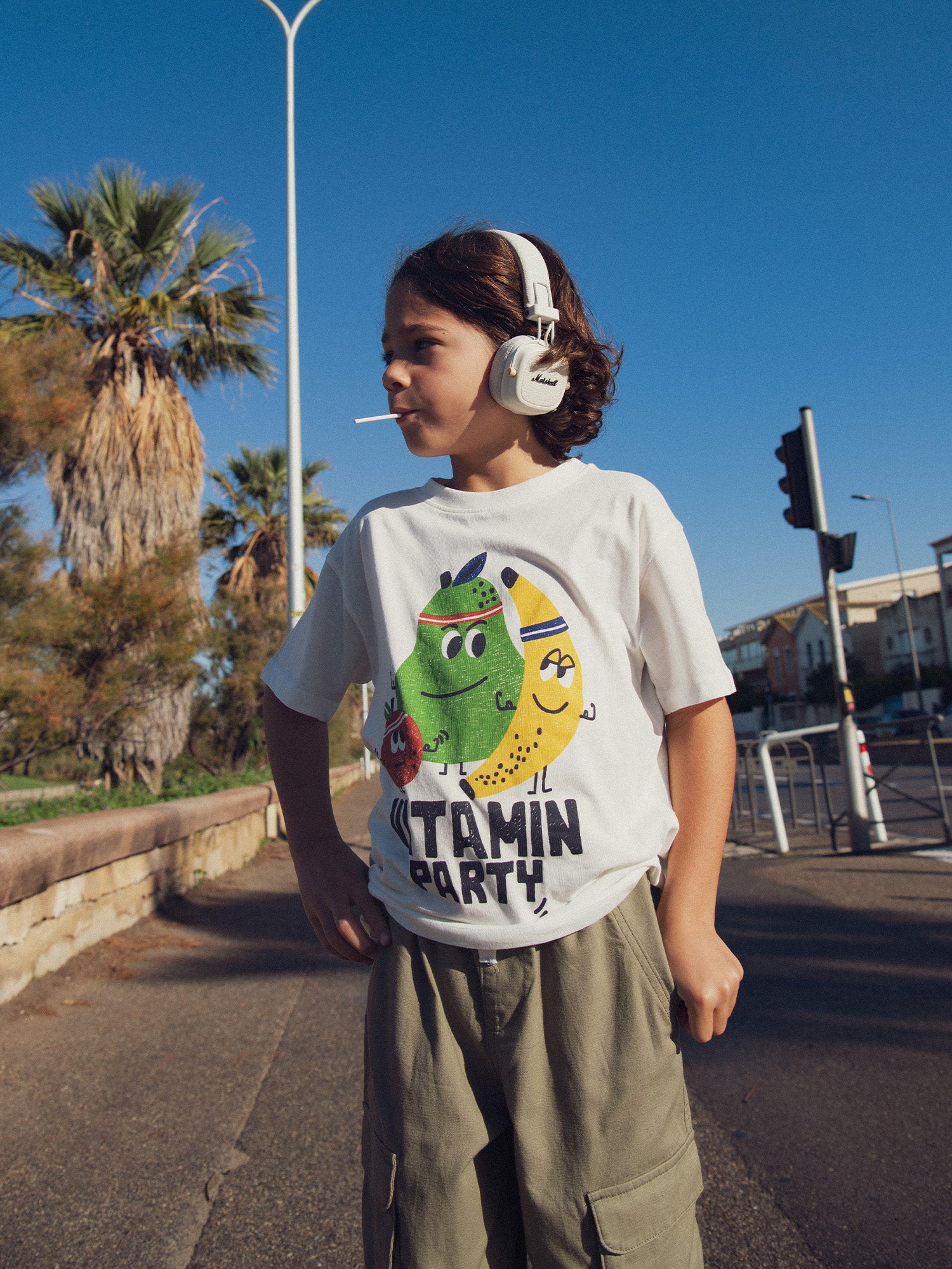 T-shirt manches courtes Vitamin party pour garçon