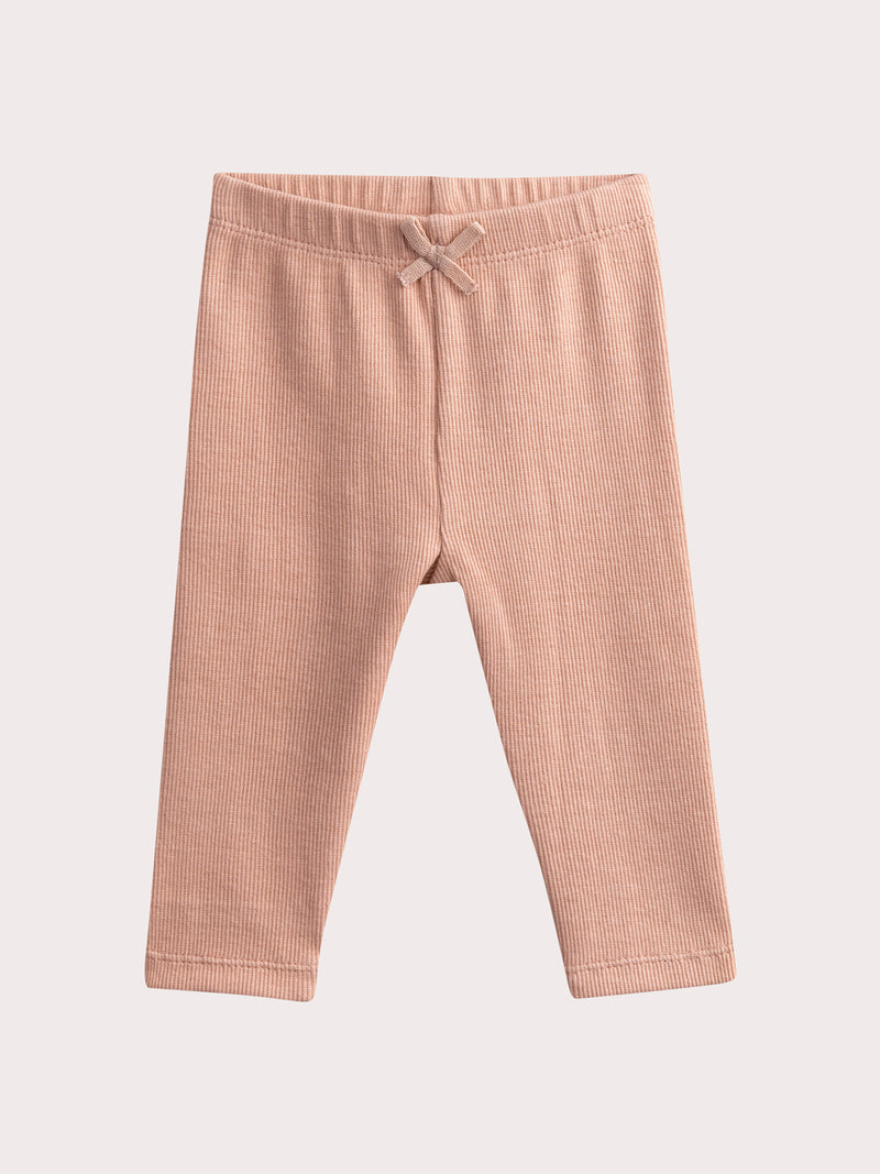 Ensemble rose gaze de cotton pour bébé fille