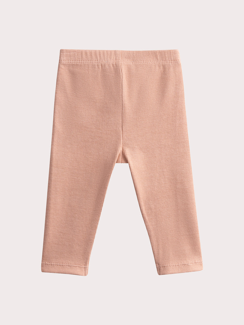 Ensemble rose gaze de cotton pour bébé fille