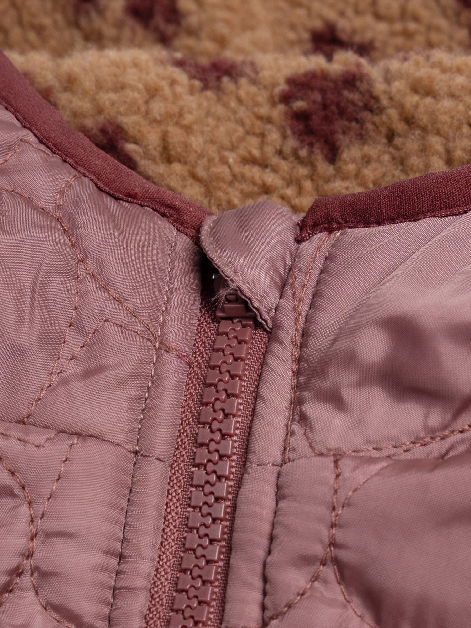 Veste réversible léopard