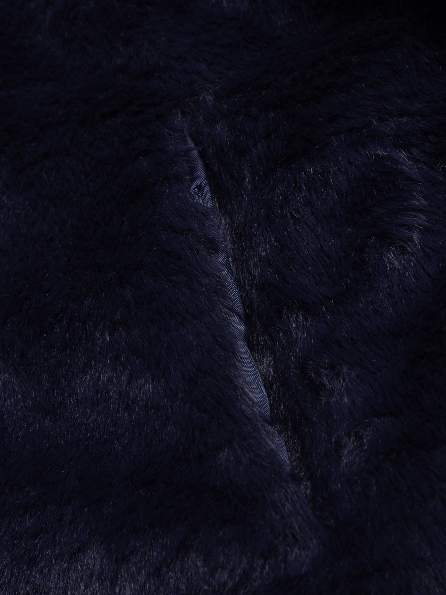 Manteau réversible bleu foncé