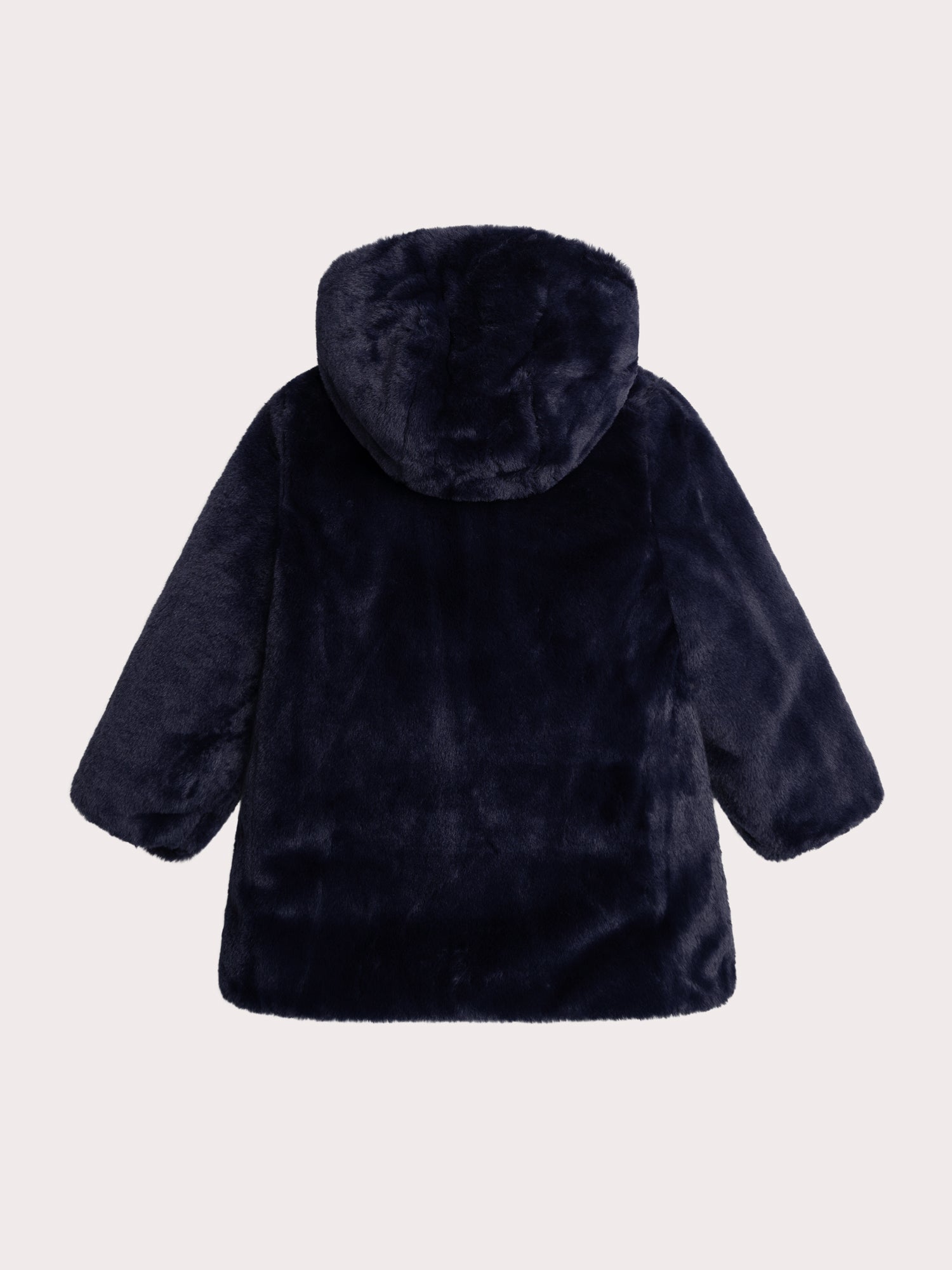 Manteau réversible bleu foncé