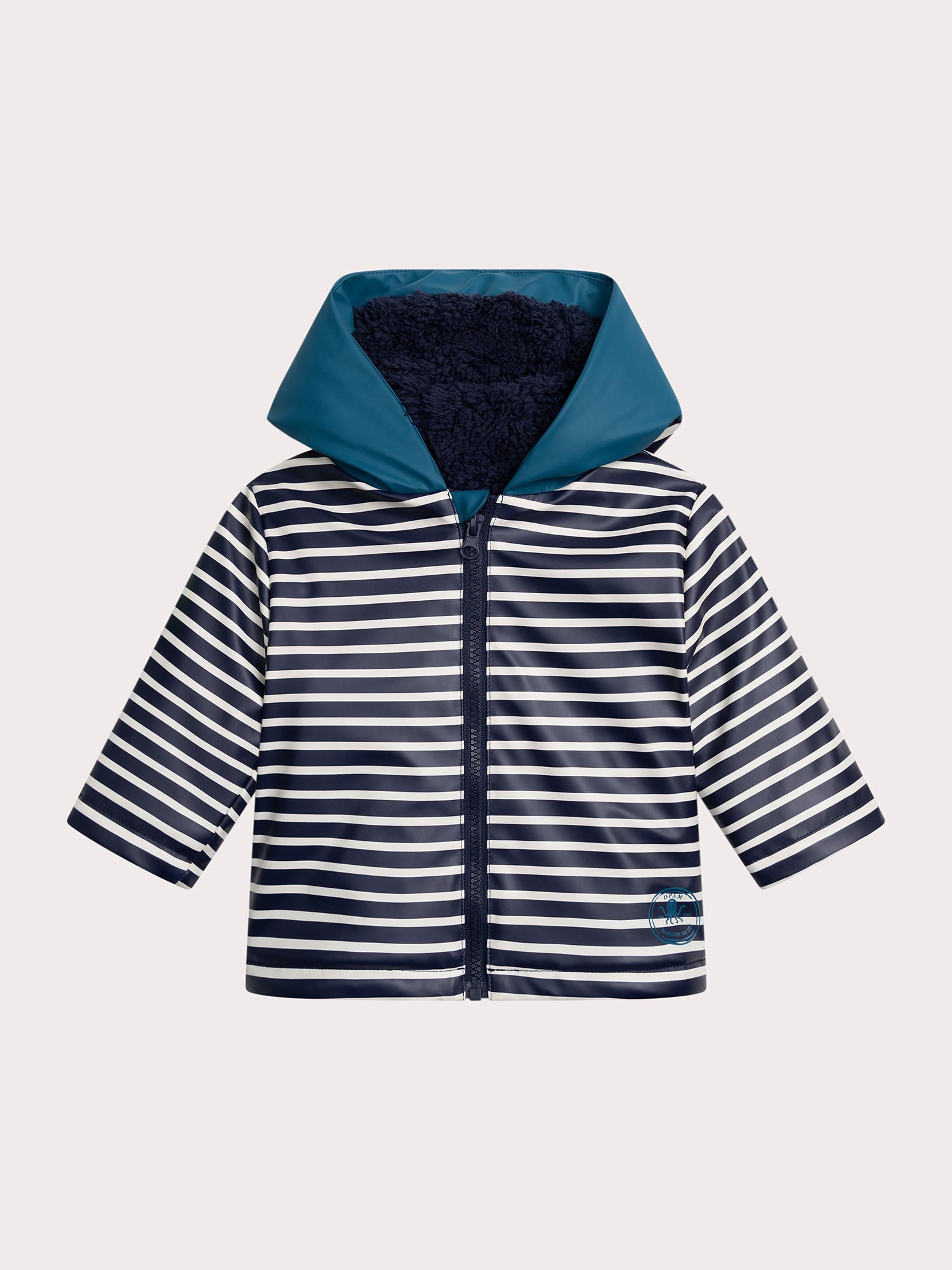 Imperméable rayé pour bébé garçon