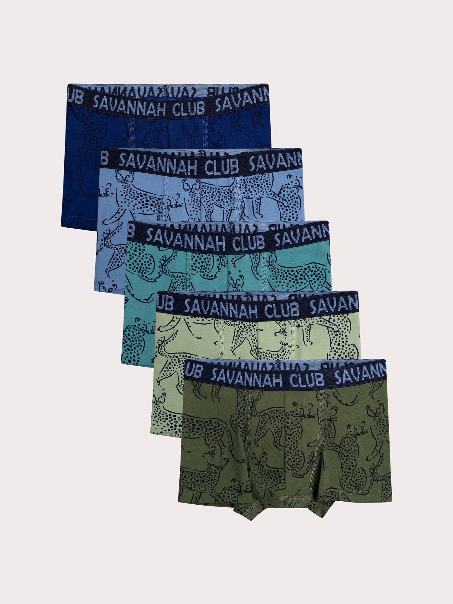 Lot De 5 Boxers Léopard Pour Enfant Garçon - 3a - Du Pareil Au Même