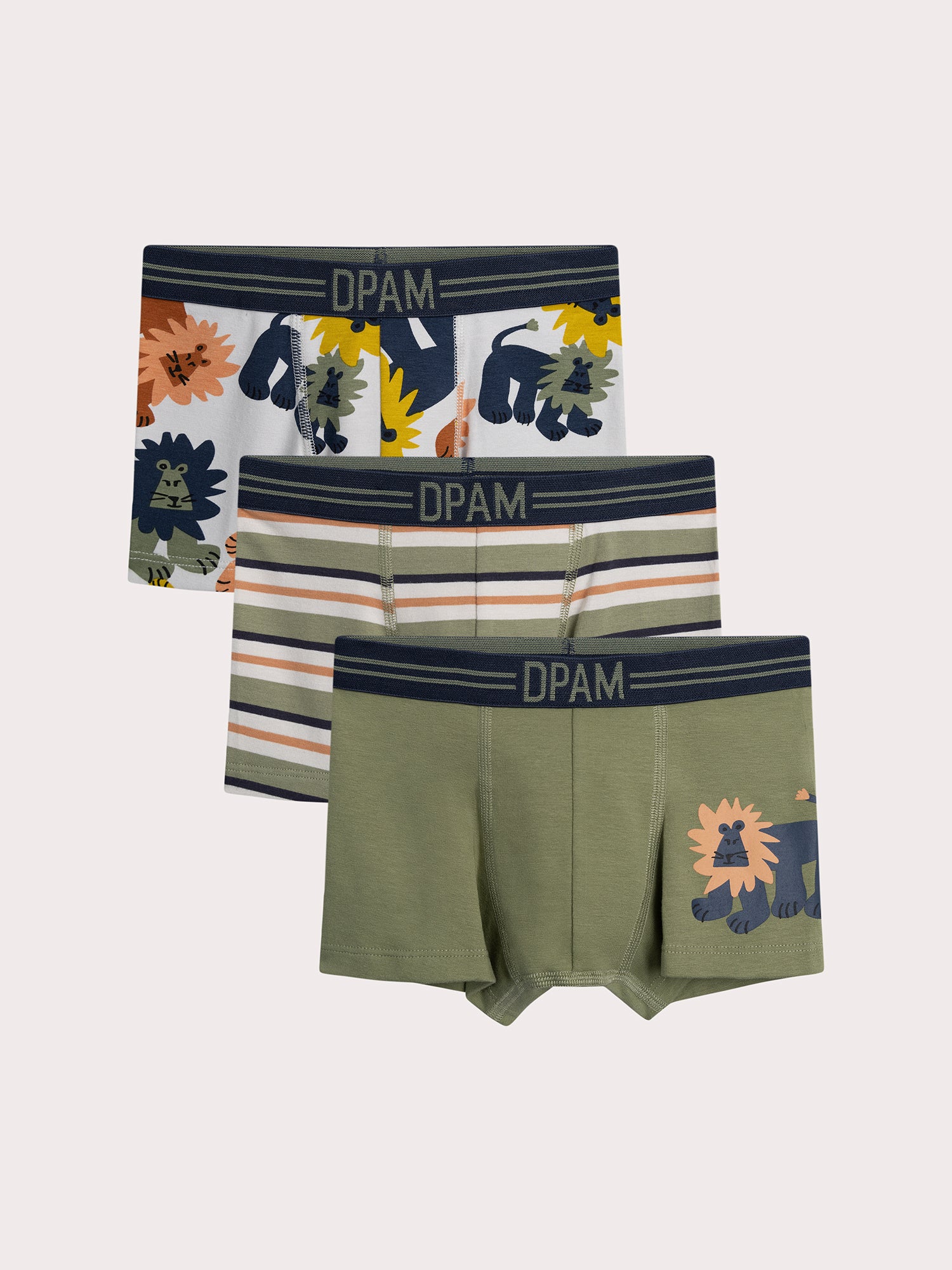 Lot De 3 Boxers Lion Pour Enfant Garçon - 3a - Du Pareil Au Même