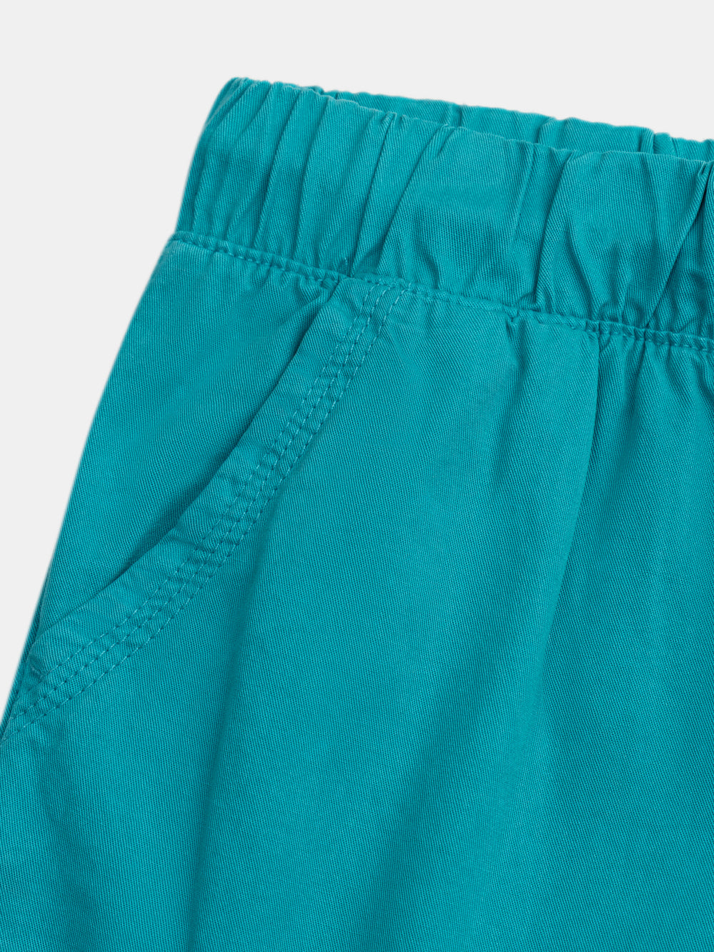 Bermuda turquoise à poches devant et dos pour garçon