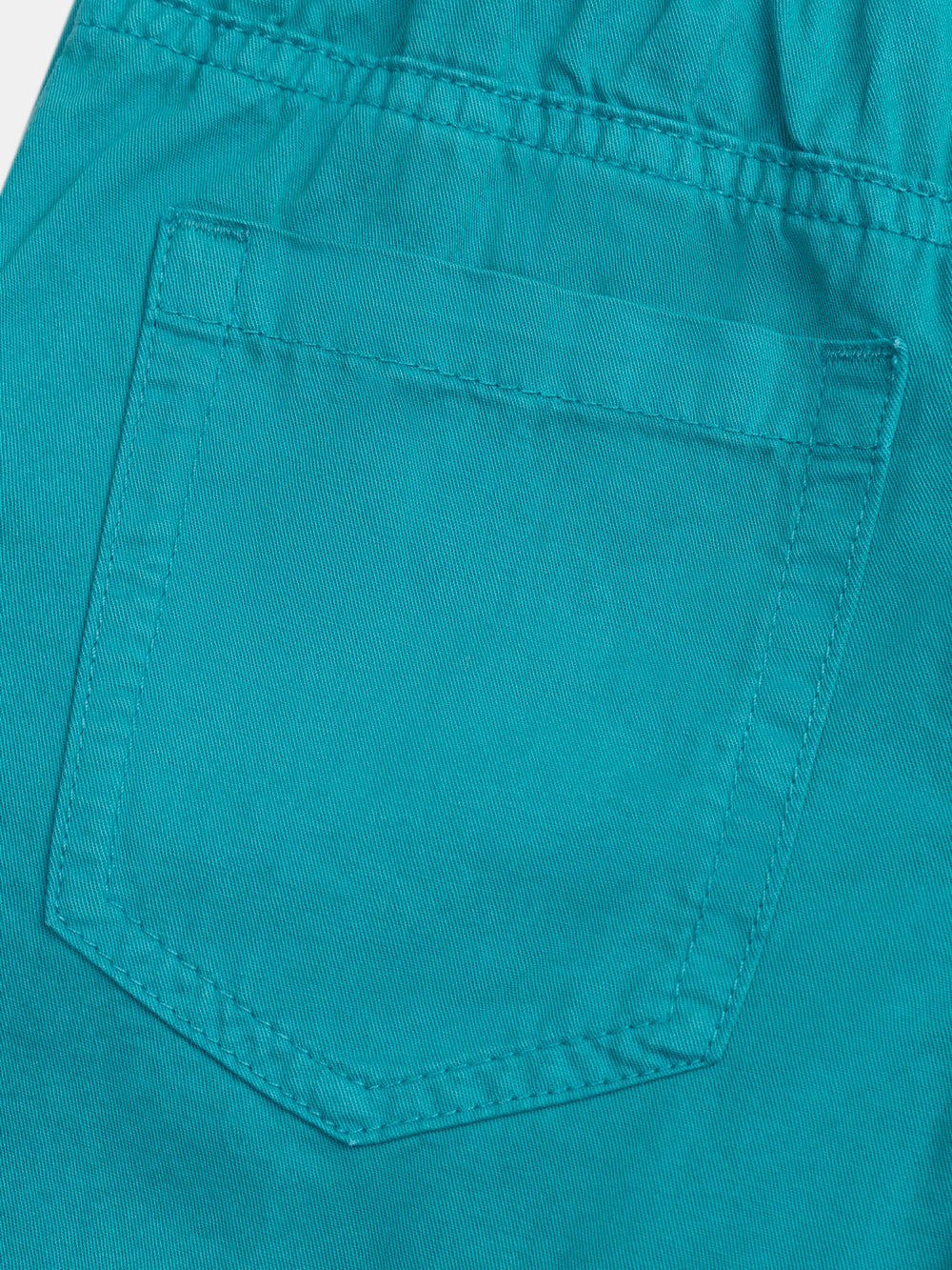 Bermuda turquoise à poches devant et dos pour garçon