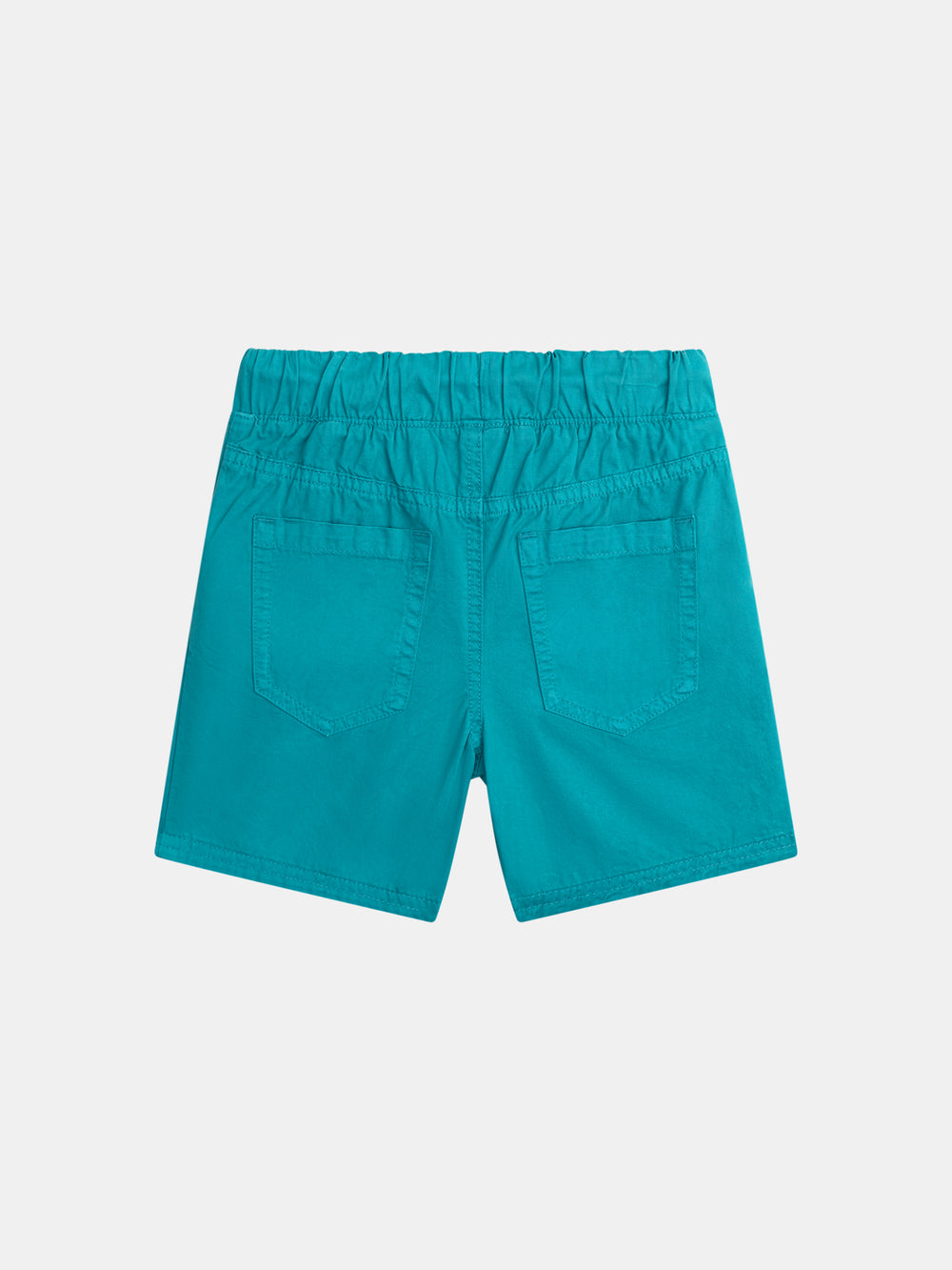 Bermuda turquoise à poches devant et dos pour garçon