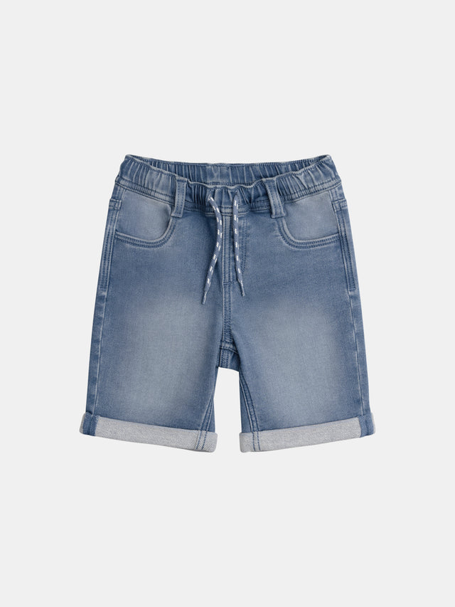 Bermuda en denim bleu pour garçon