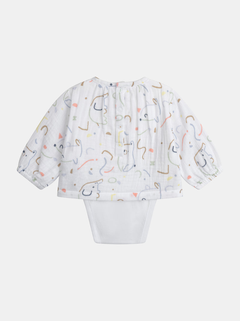 Ensemble body 2 en 1 et legging mixte de naissance