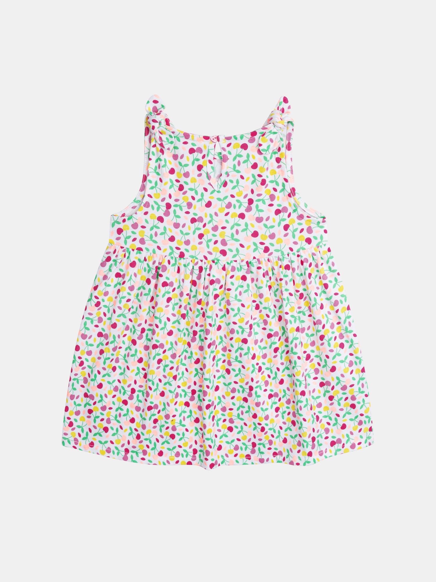 Robe multicolore à imprimé cerises pour bébé fille