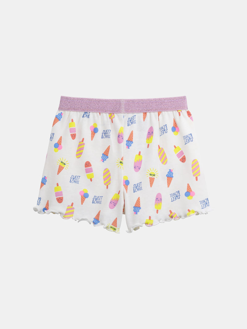 Pyjama court "SWEET & CHILL" pour enfant fille
