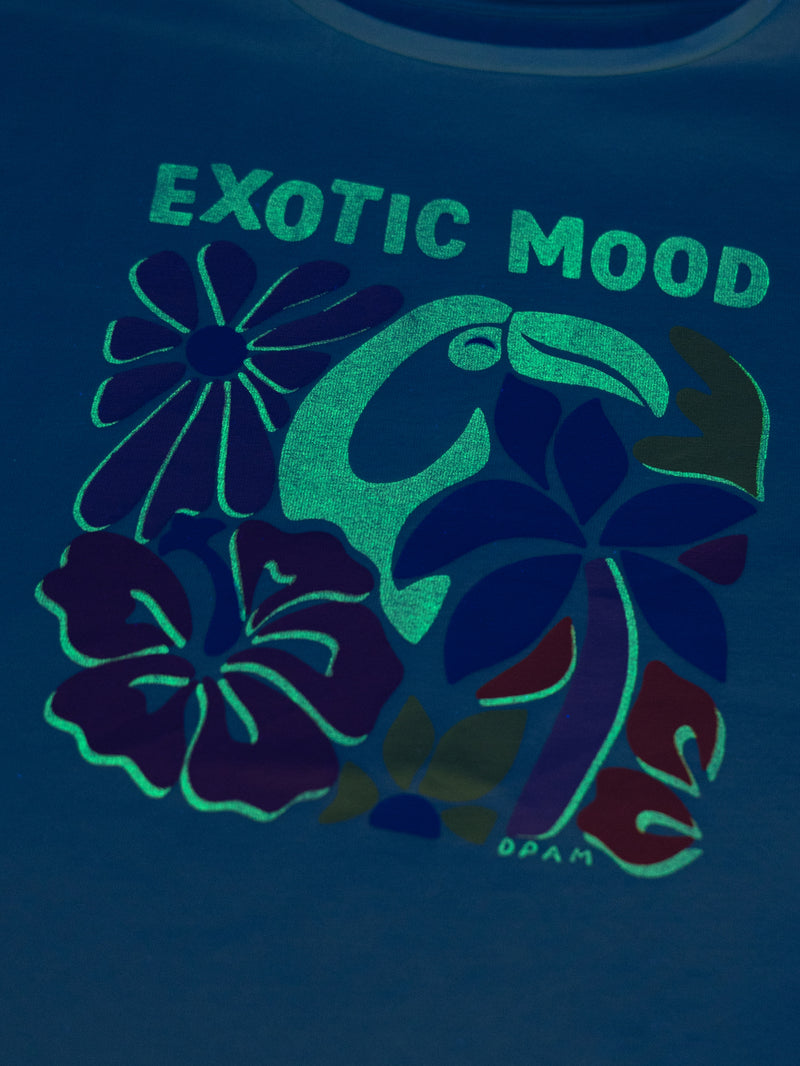Pyjama court phosphorescent imprimé "Exotic Mood" pour enfant fille