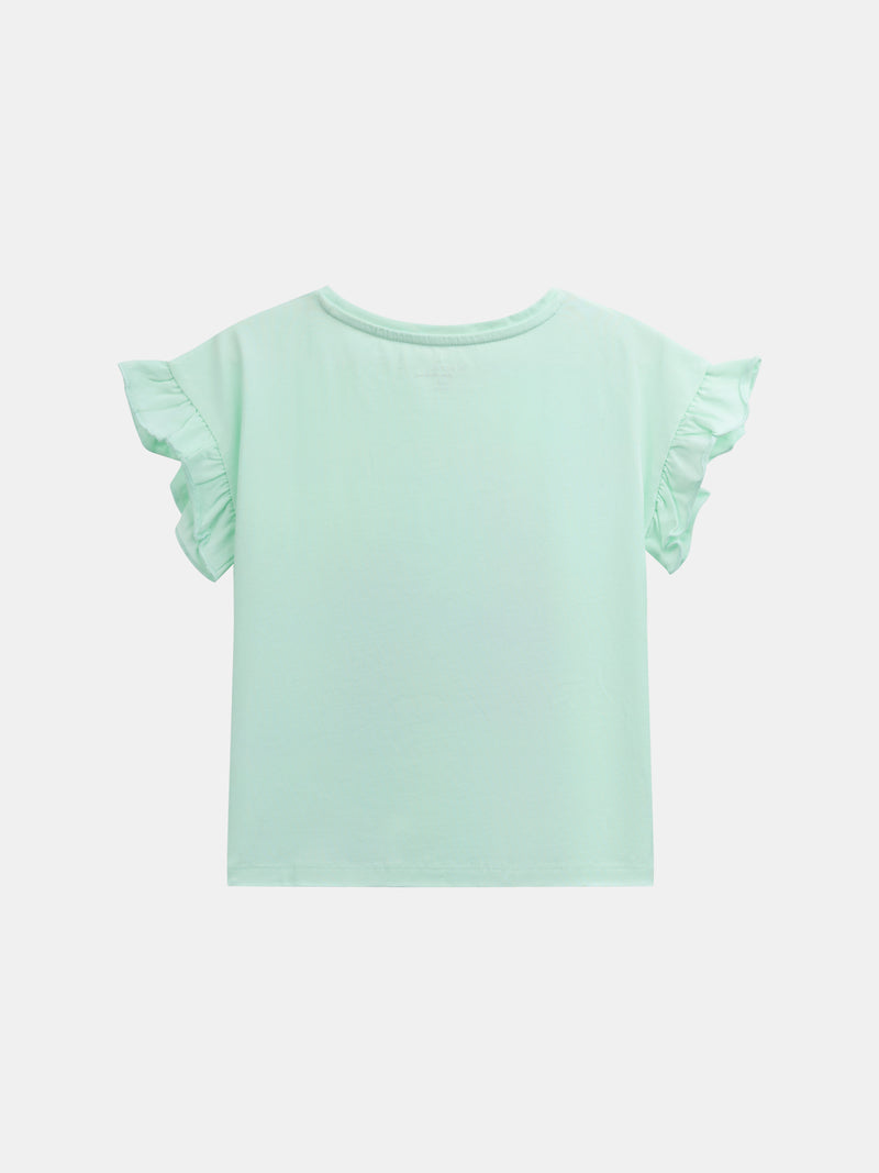Pyjama court phosphorescent imprimé "Exotic Mood" pour enfant fille