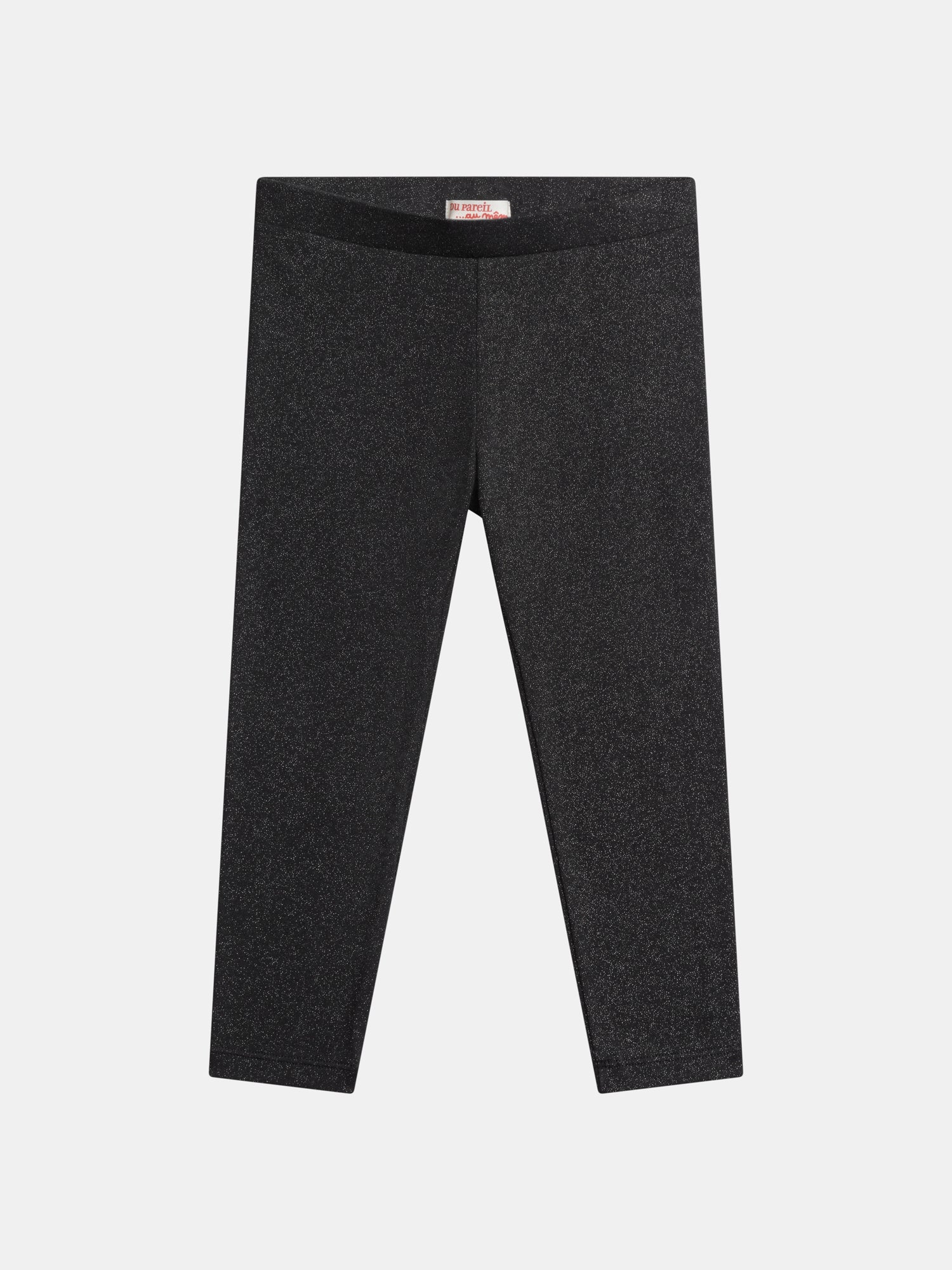 Legging gris foncé pailleté pour fille