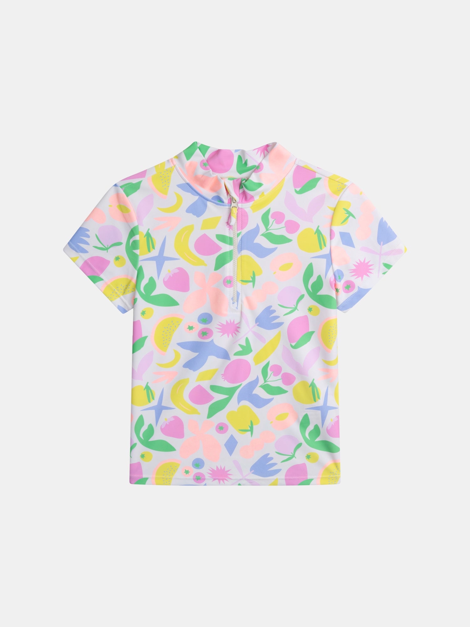 Ensemble de bain UPF 50+ 2 pièces imprimé coloré pour fille