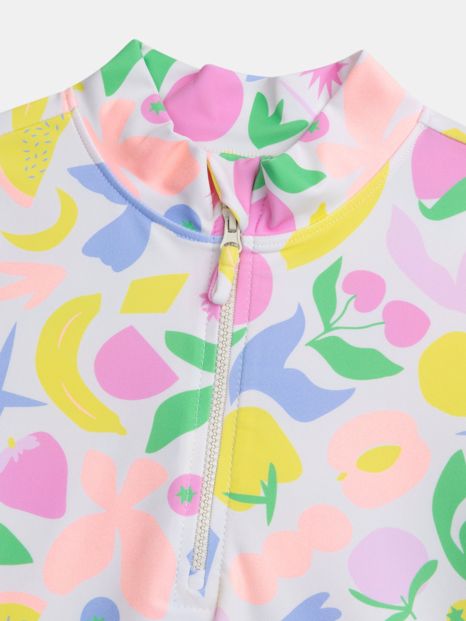 Ensemble de bain UPF 50+ 2 pièces imprimé coloré pour fille