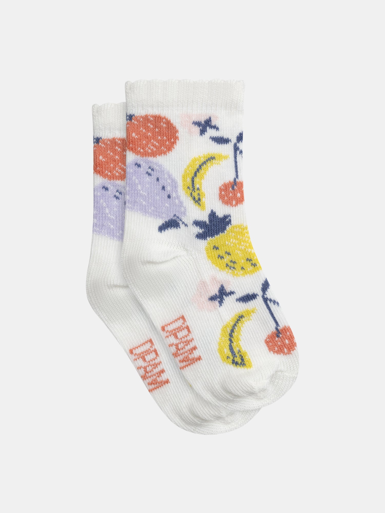 Chaussettes motif fruits pour fille