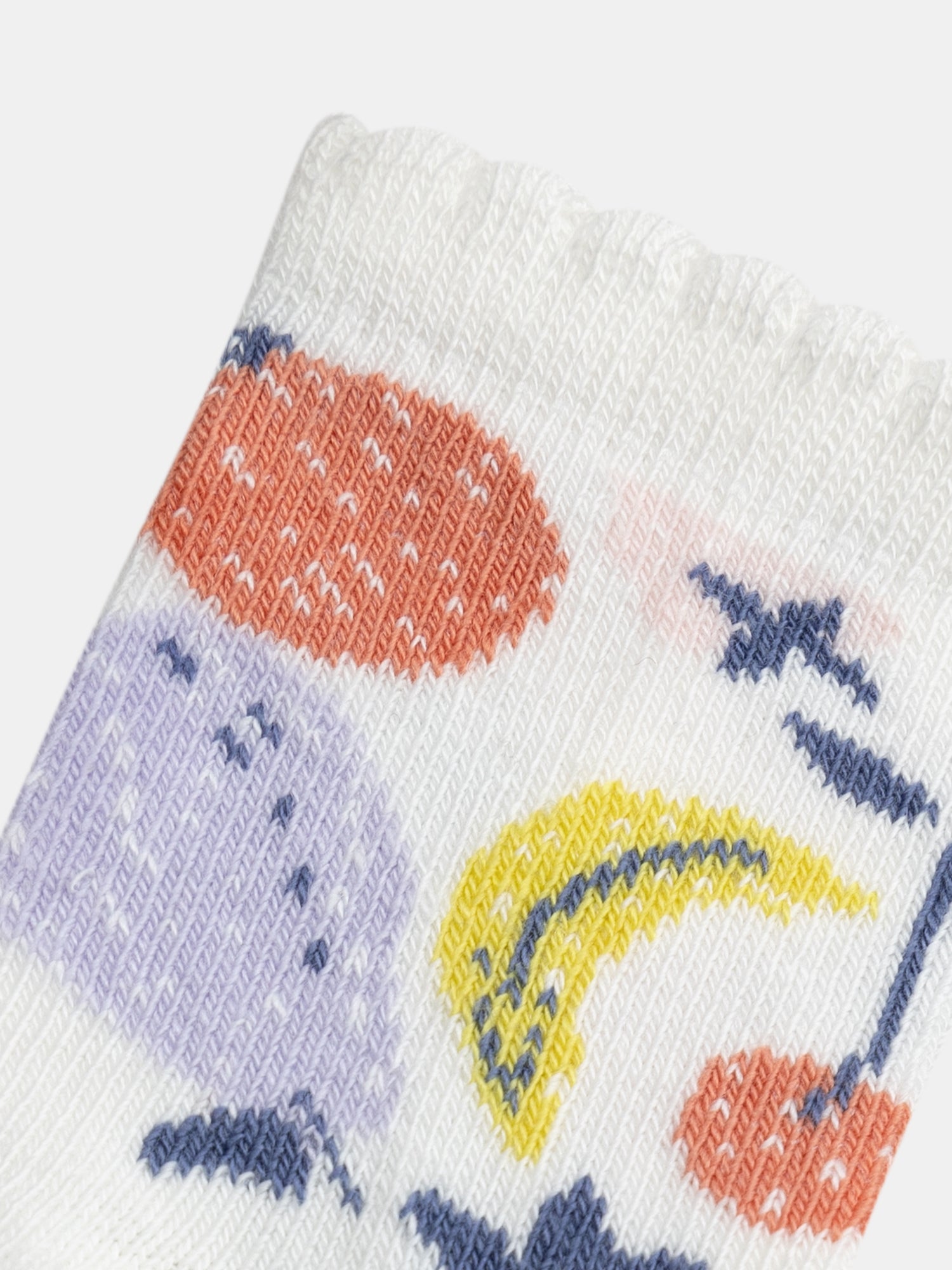 Chaussettes motif fruits pour fille