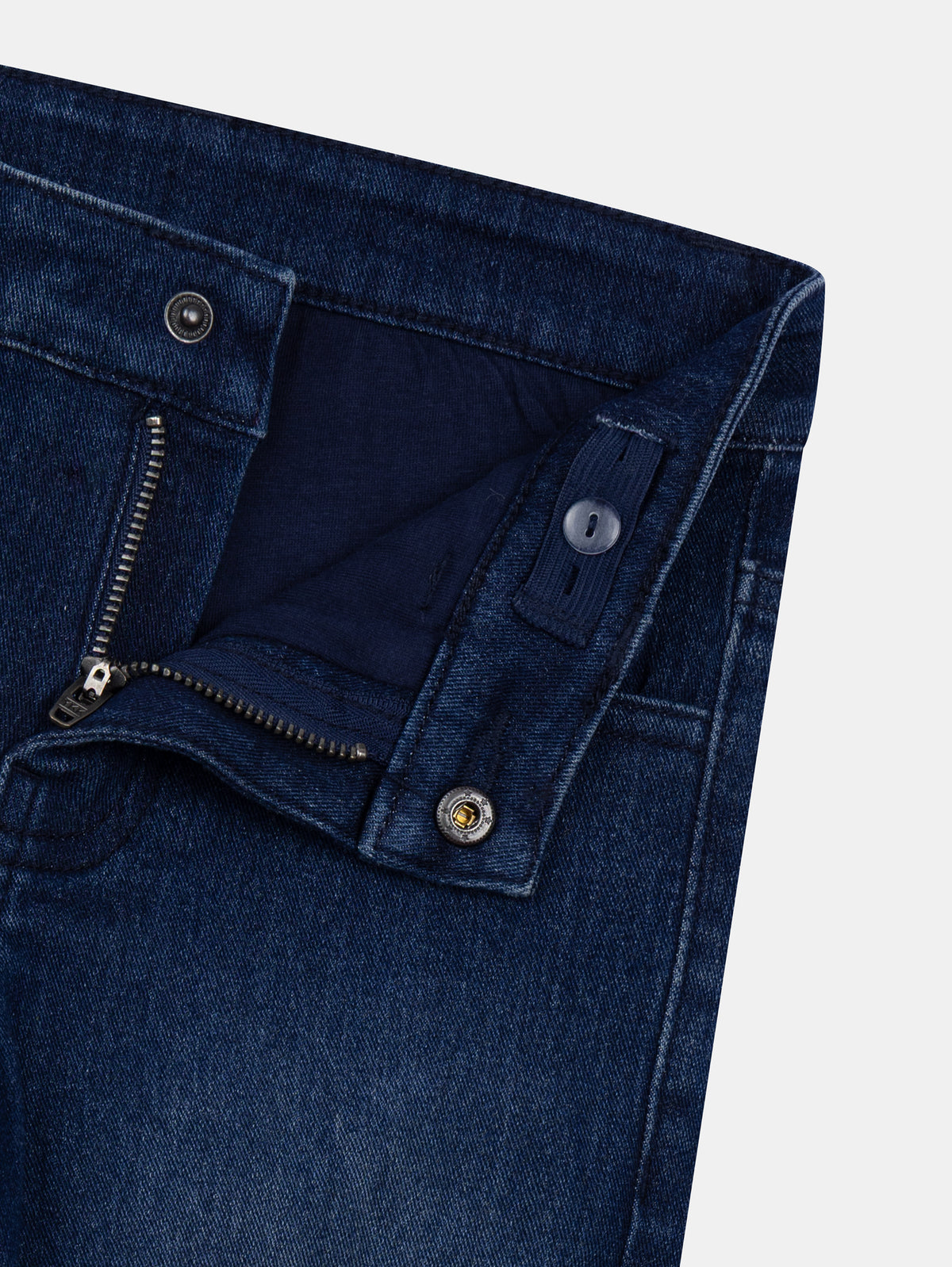 Jean en denim bleu à poches pour garçon