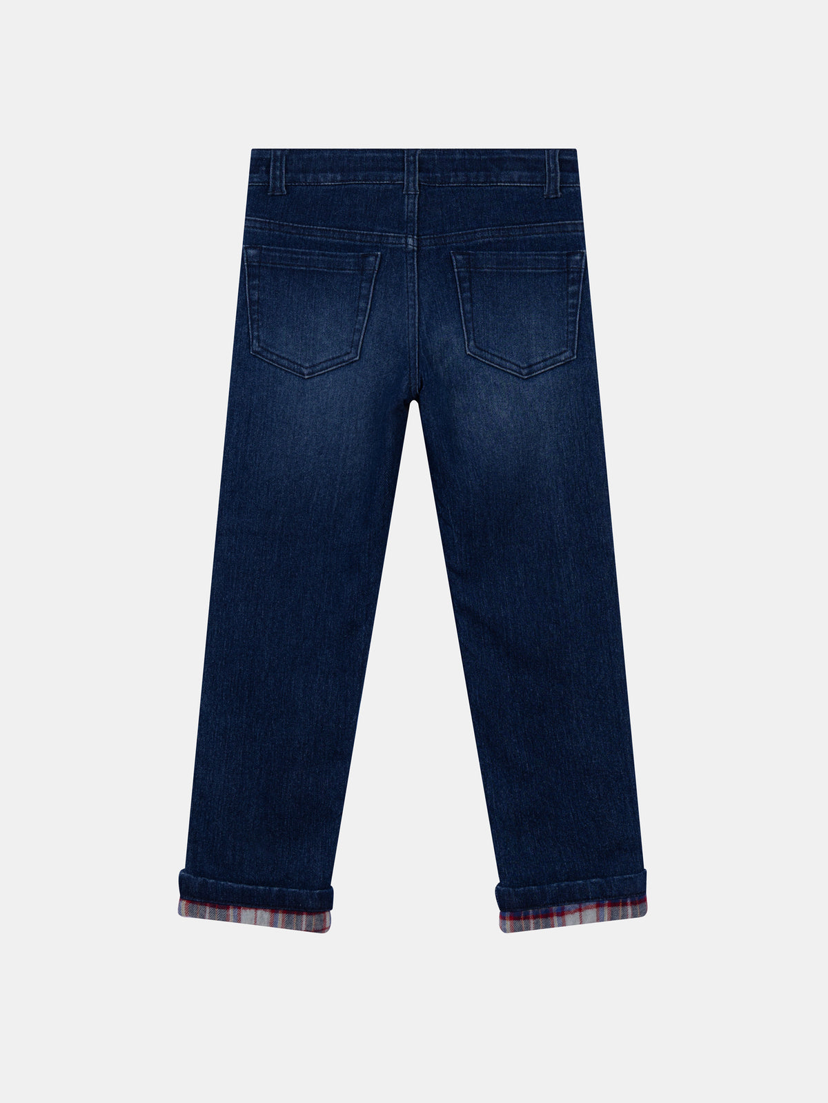 Jean en denim bleu à poches pour garçon
