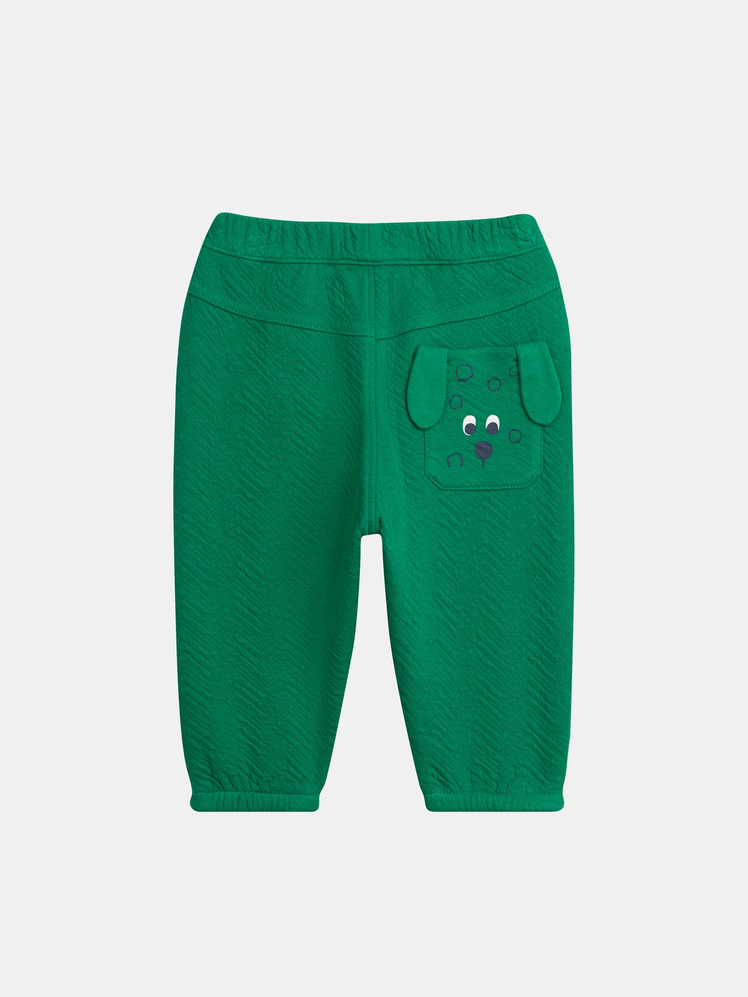 Pantalon vert gazon "ARTY SCHOOL" pour bébé garçon