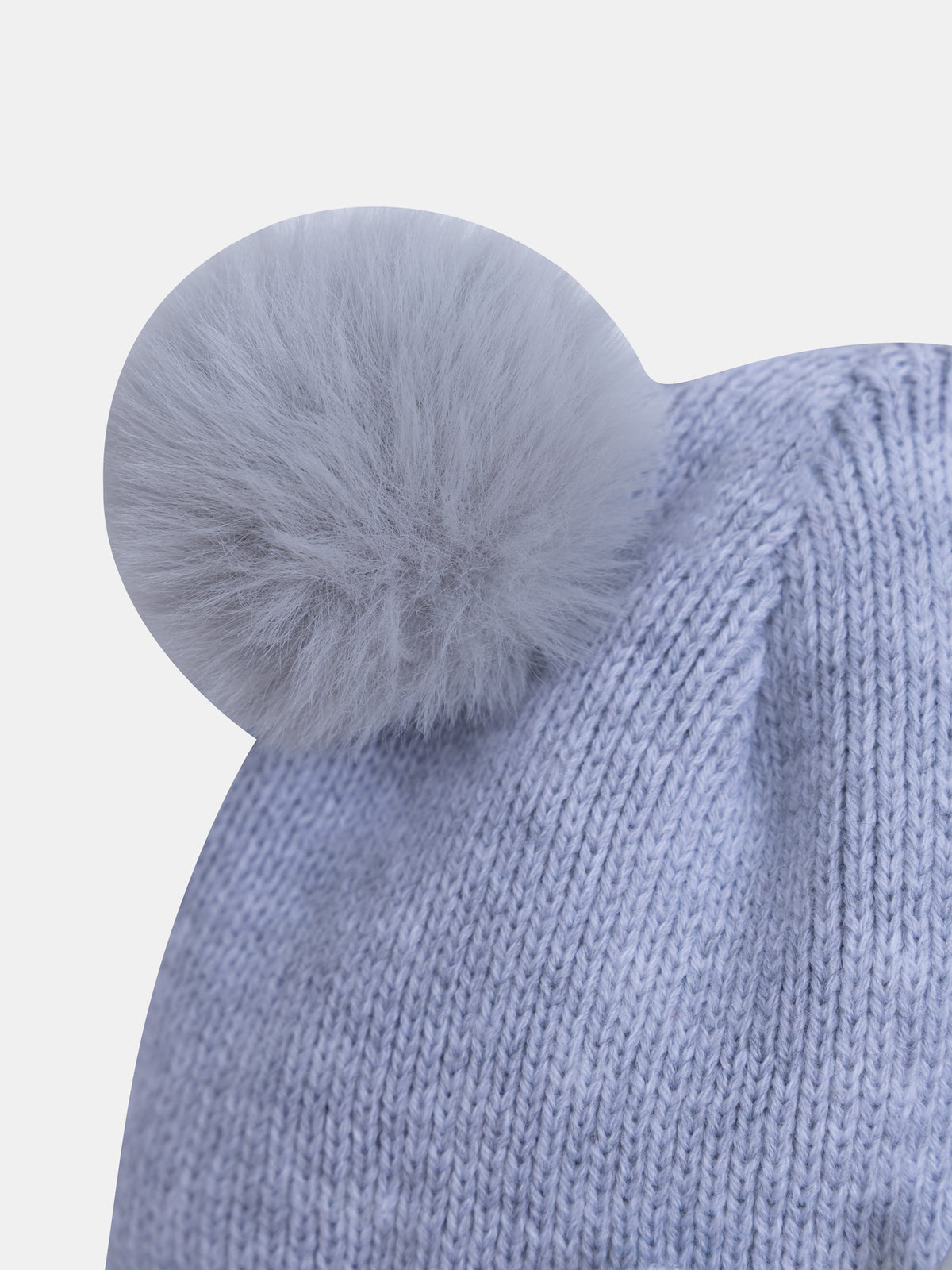 Bonnet gris licorne pour fille