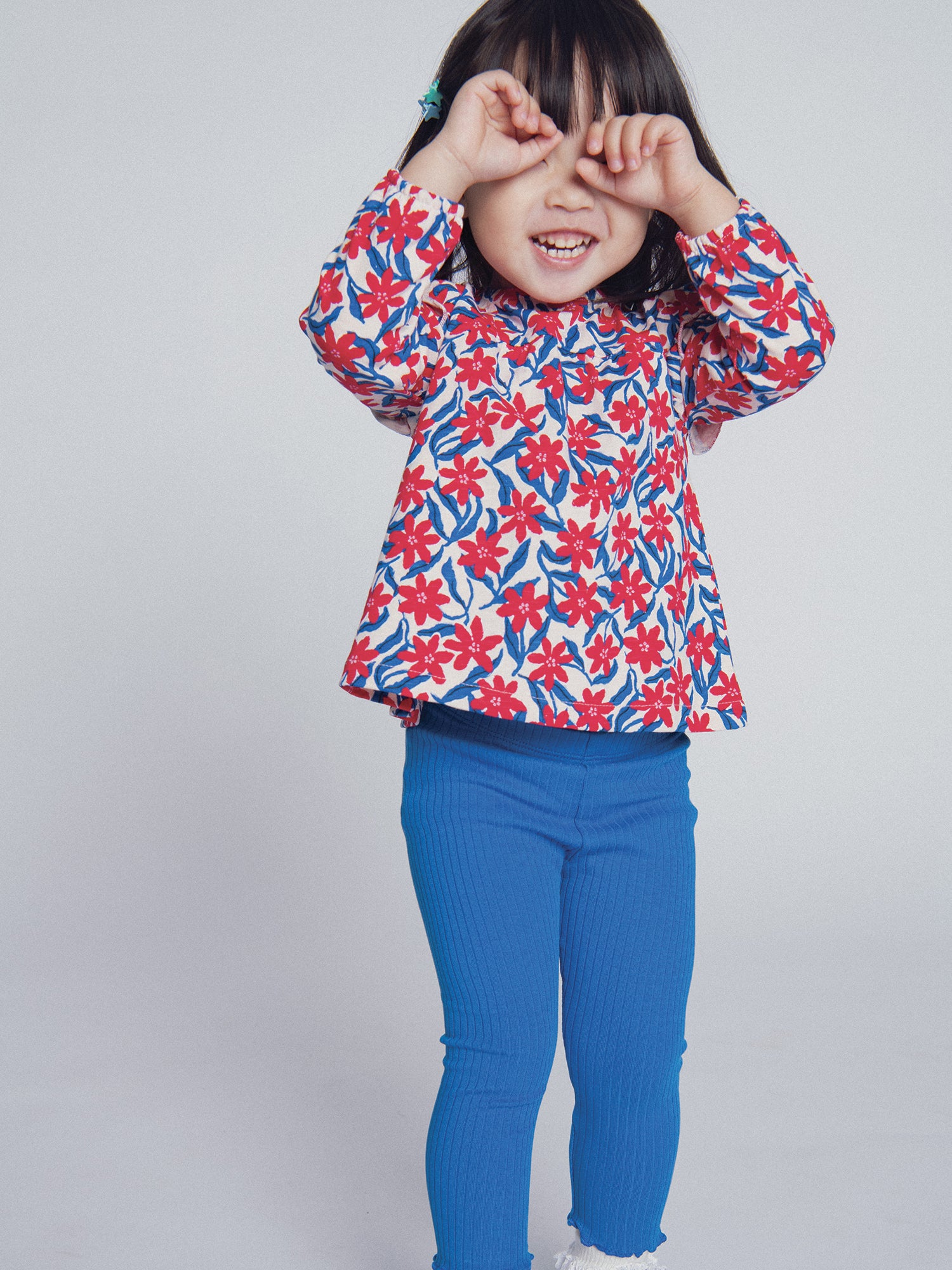 Ensemble tunique fleurie et legging pour bébé fille