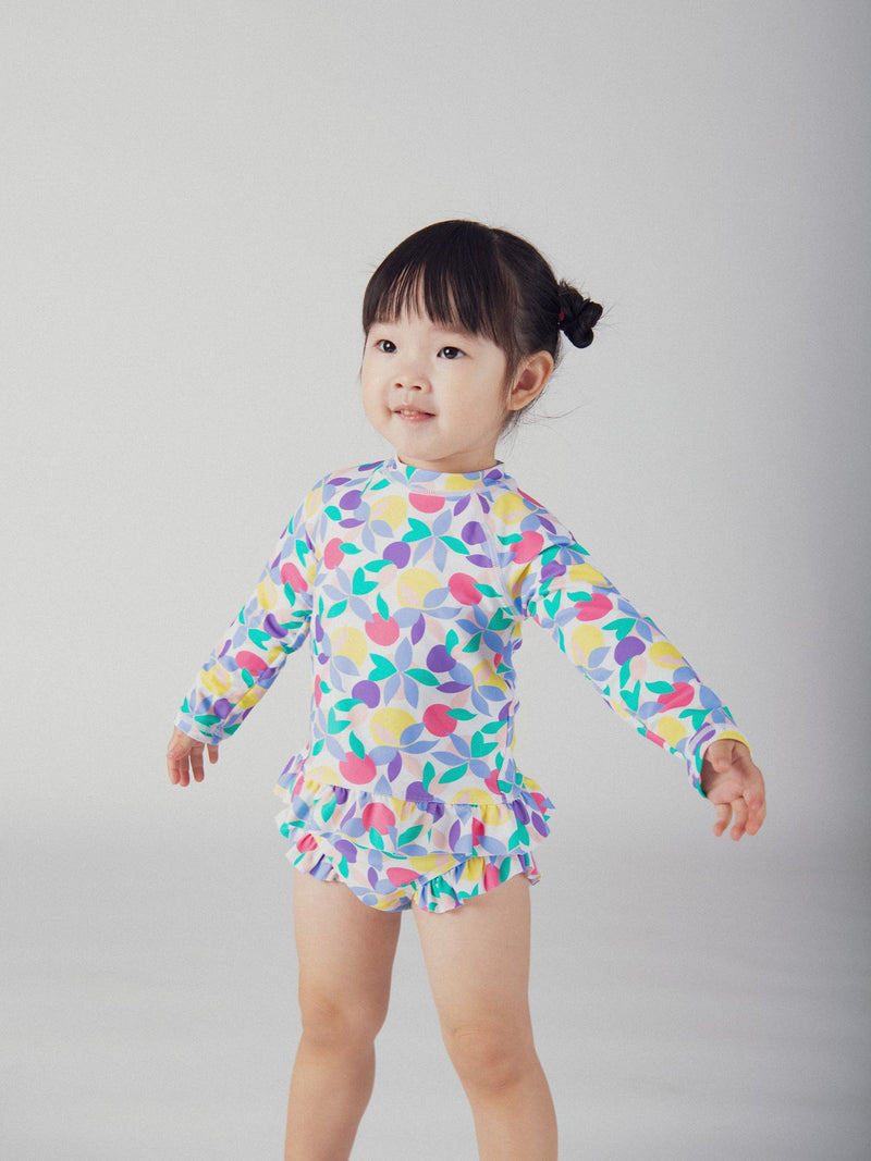 Culotte de bain imprimé fantaisie pour bébé fille