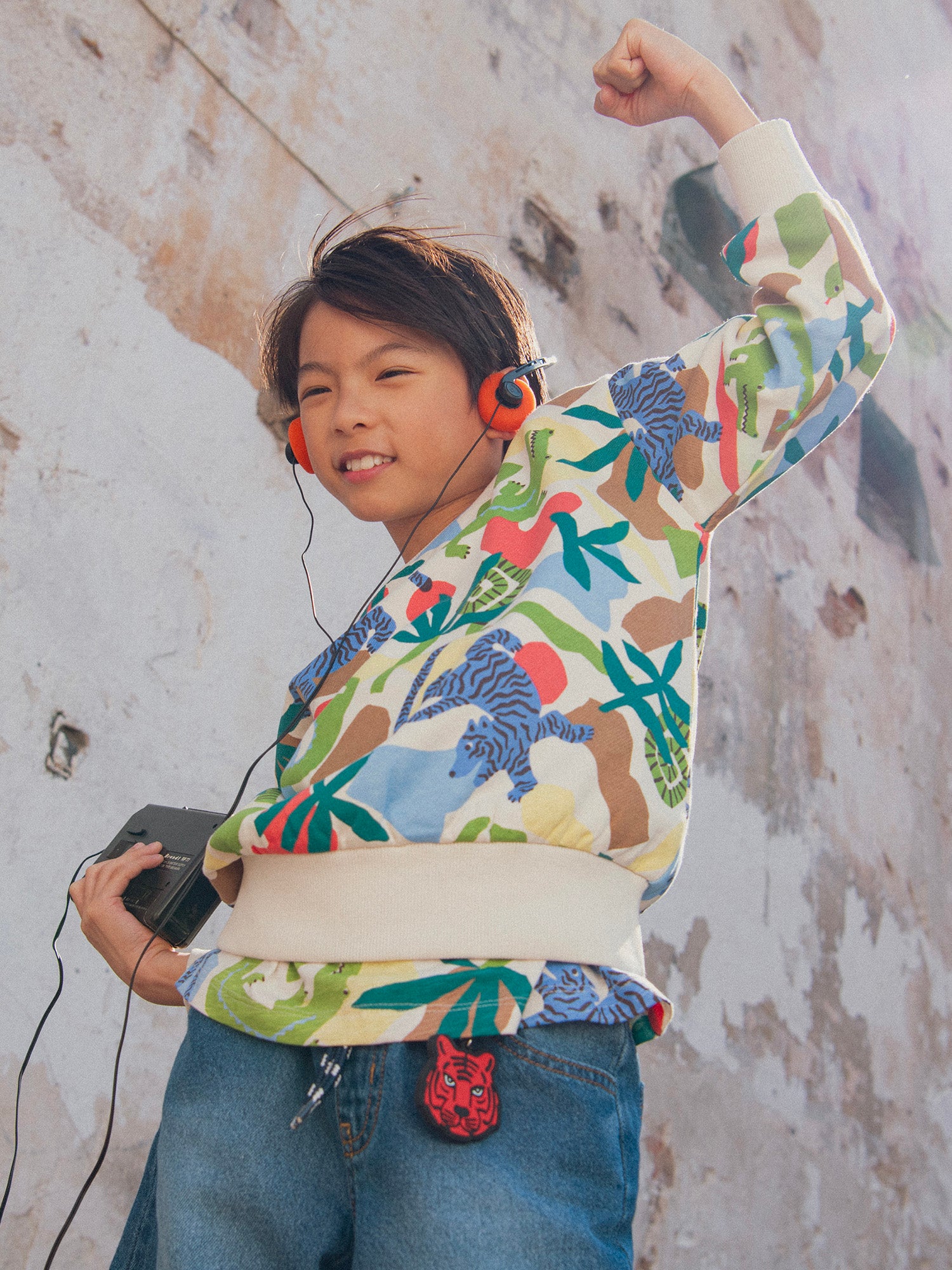 Sweat imprimé animaux pour garçon