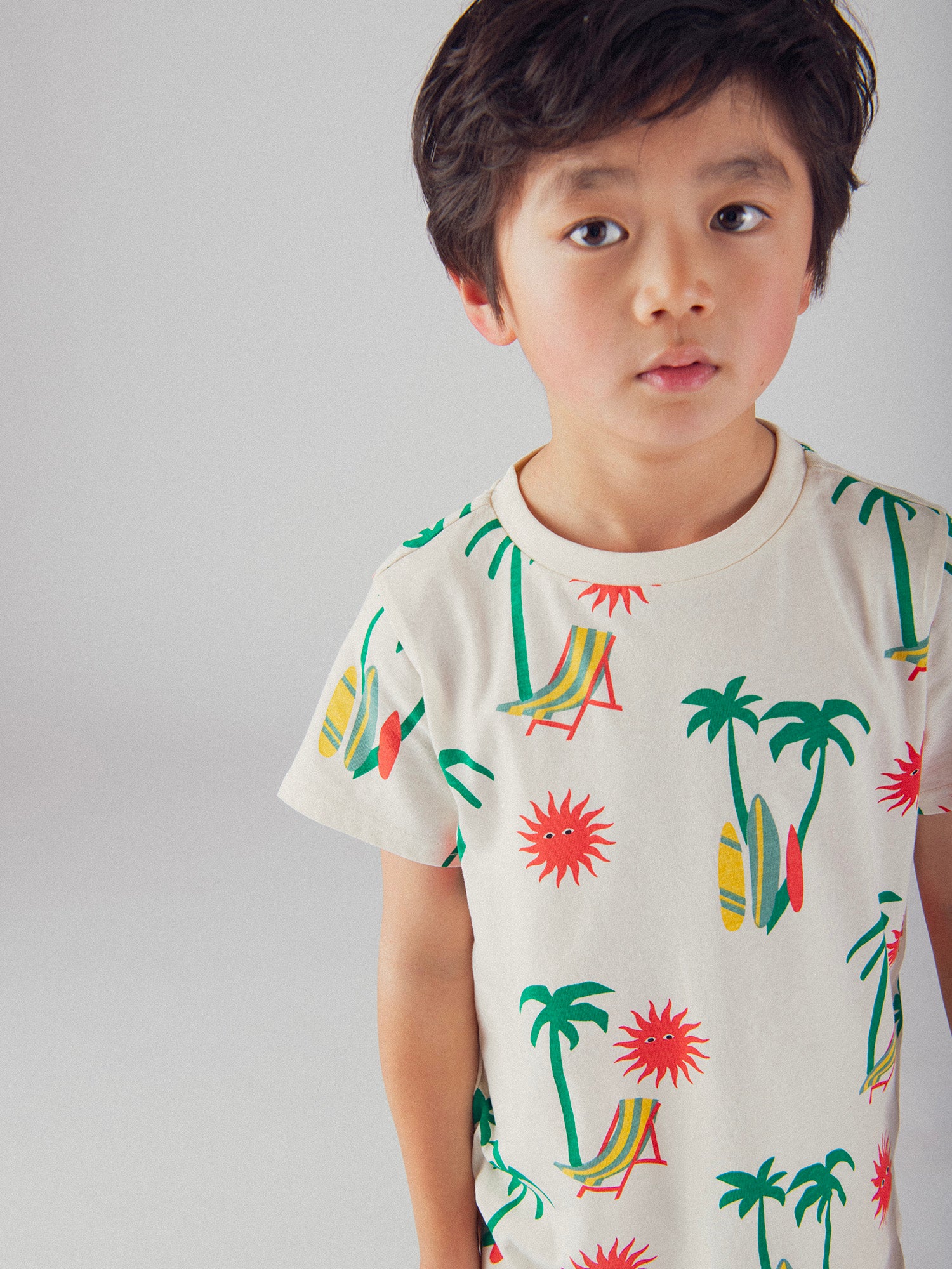 Pyjama court imprimé "Plage Tropicale" pour enfant garçon