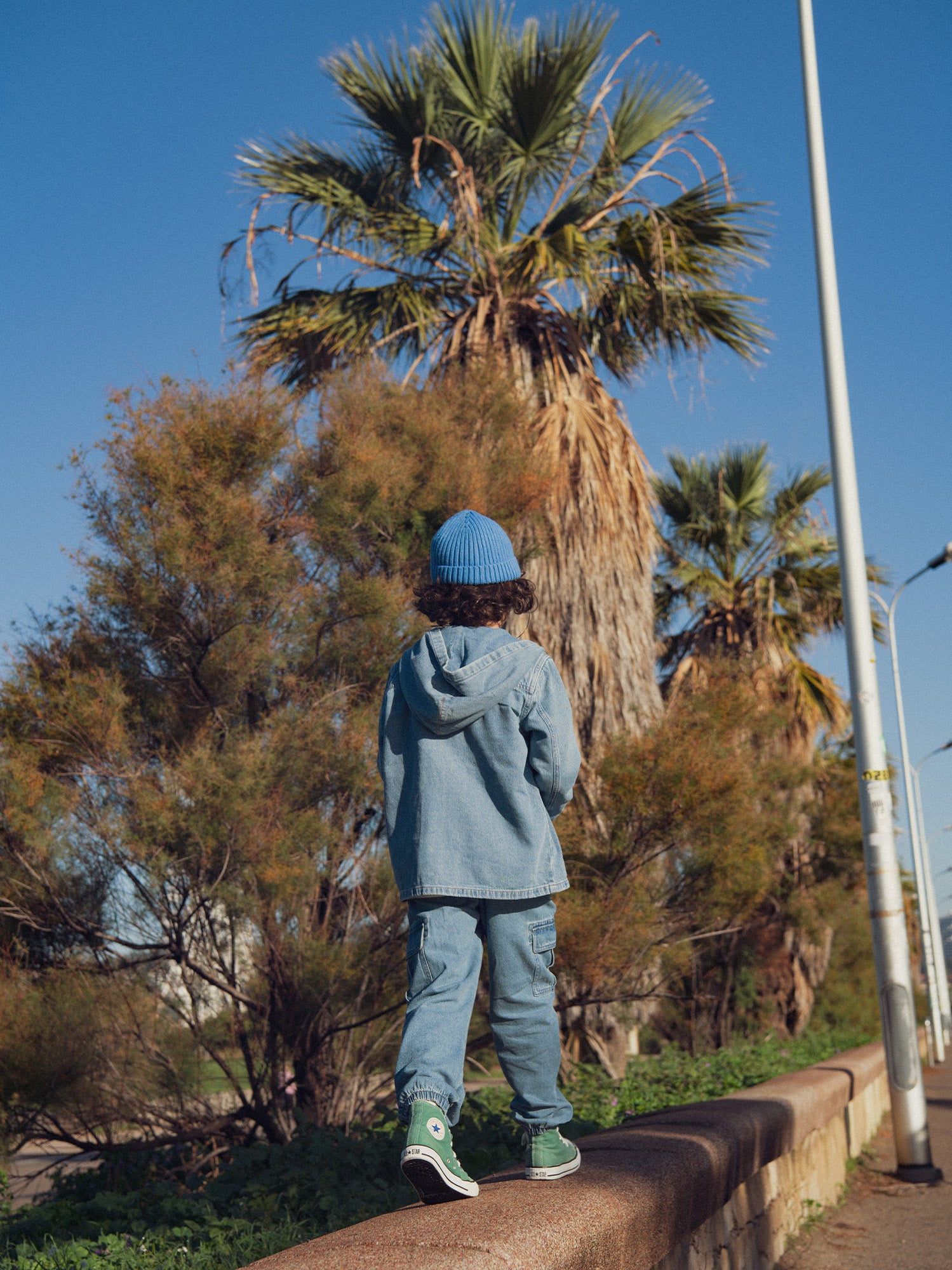 Pantalon cargo en denim pour garçon