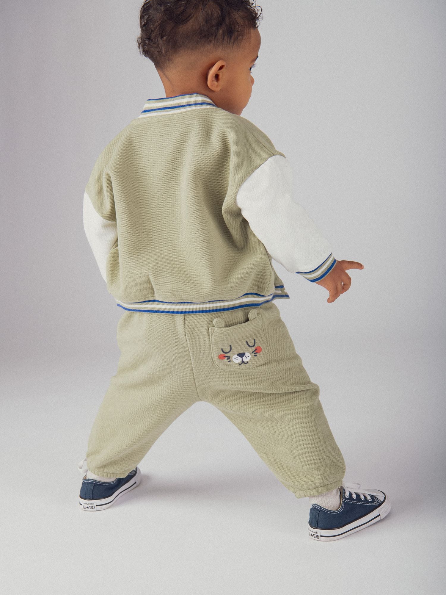 Pantalon Sporty kaki tigre pour bébé garçon