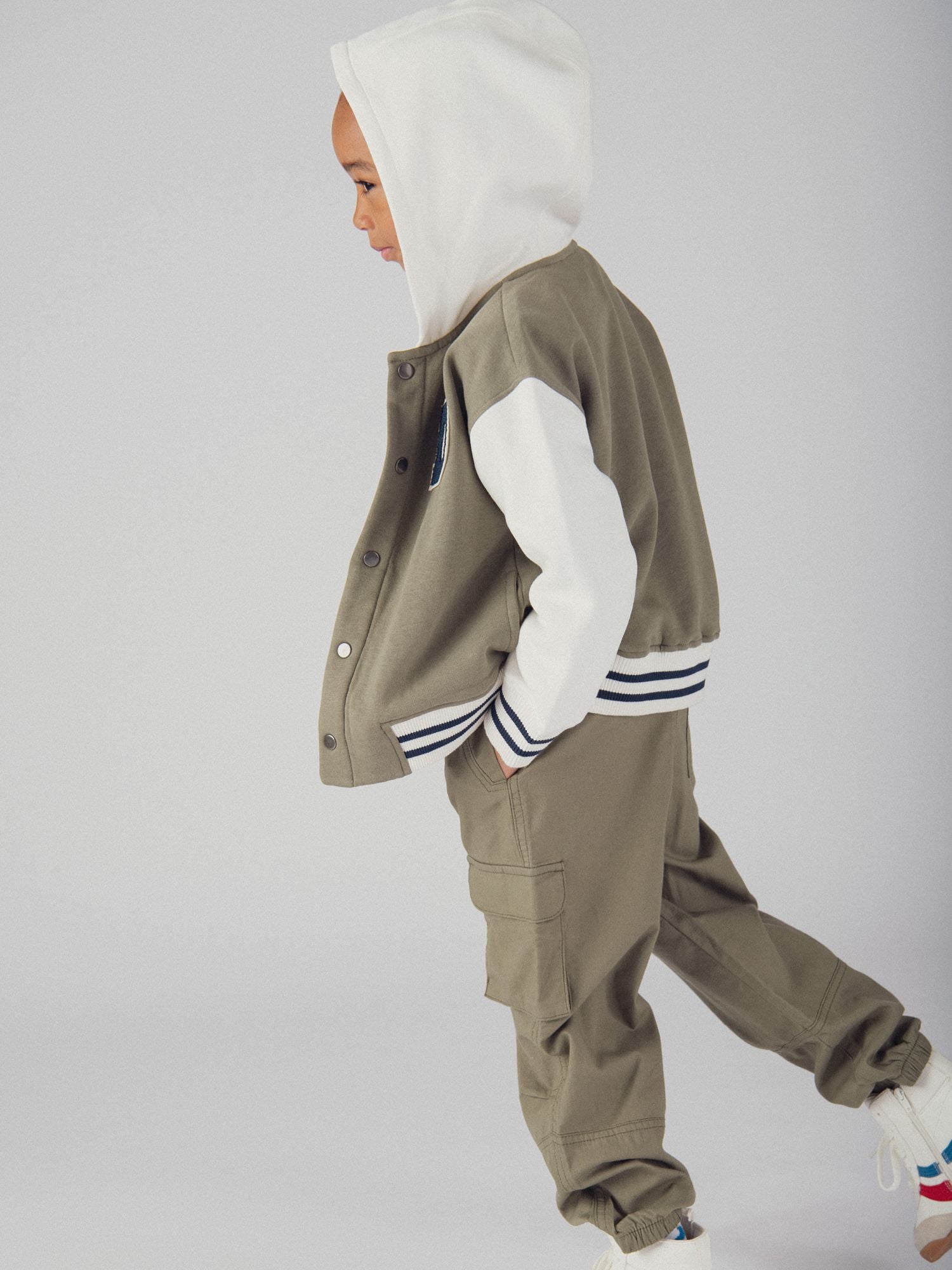 Pantalon cargo kaki pour garçon