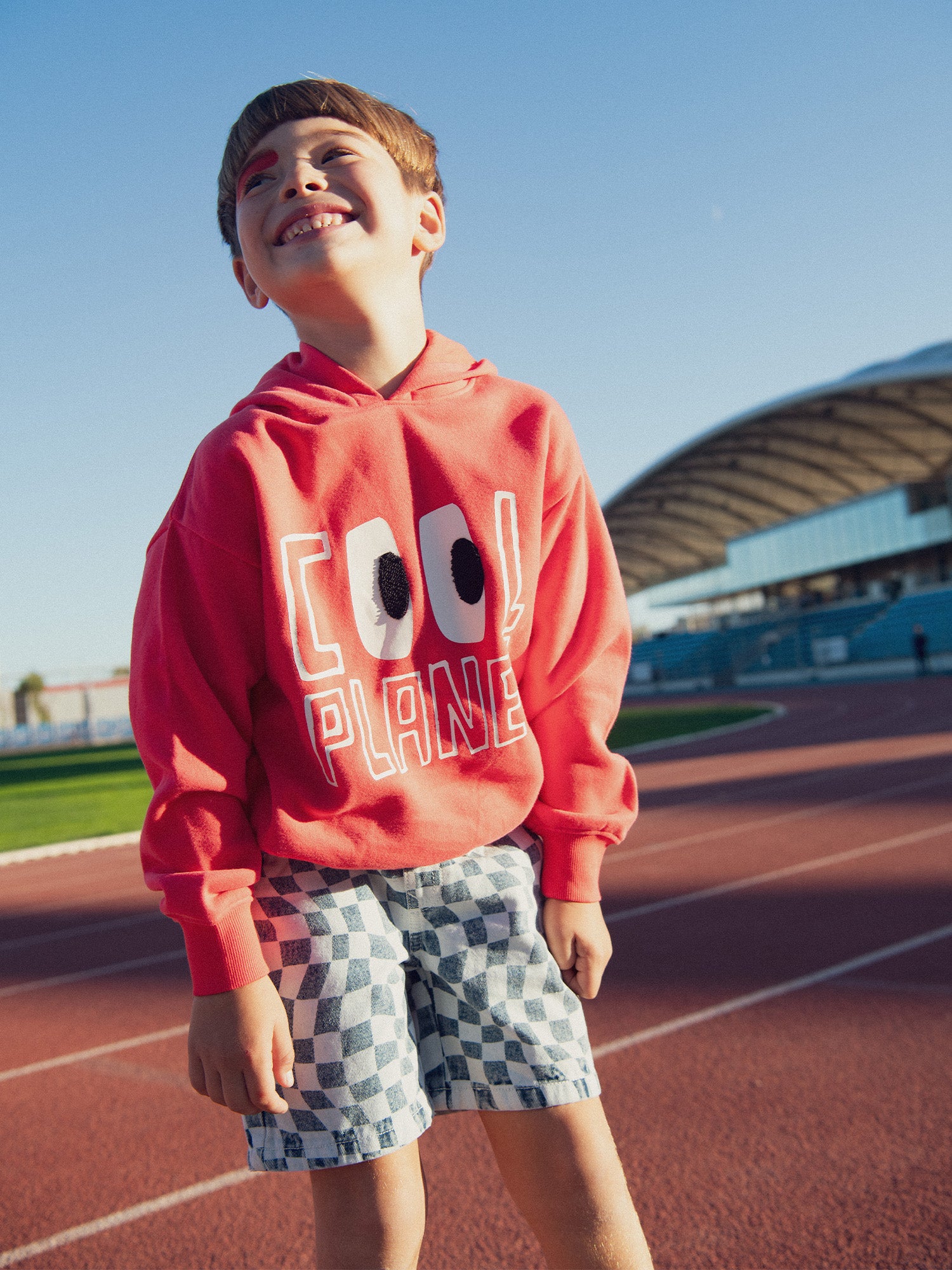 Bermuda en denim bleu à poches pour garçon