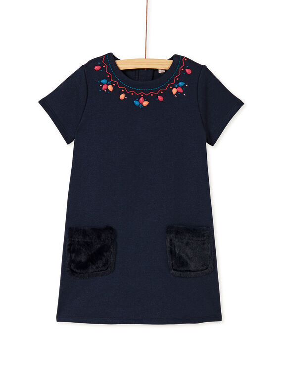 Robe fourrée manches courte à paillettes KASAROB3 / 20W901O3ROB070