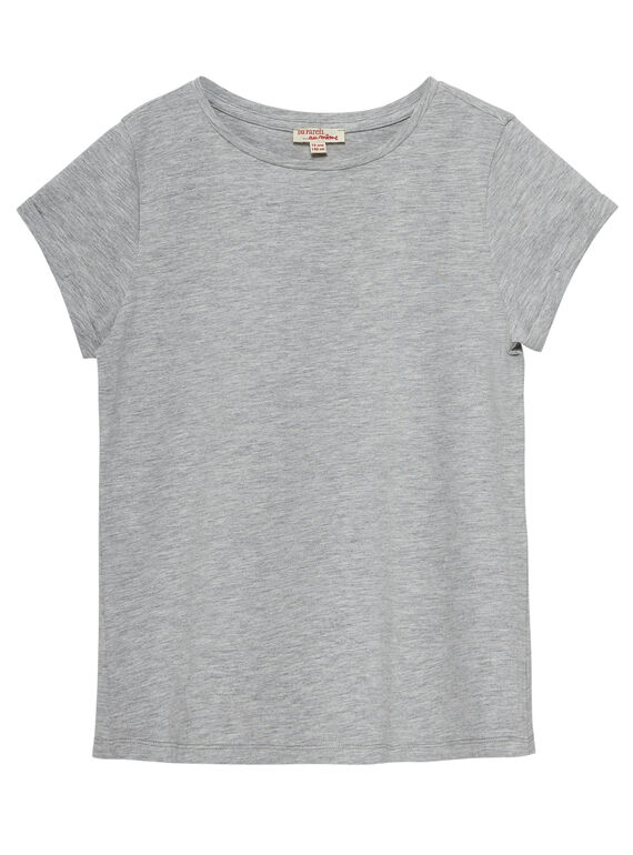 Tee Shirt Manches Courtes Gris chiné JAESTI4 / 20S90164D31943